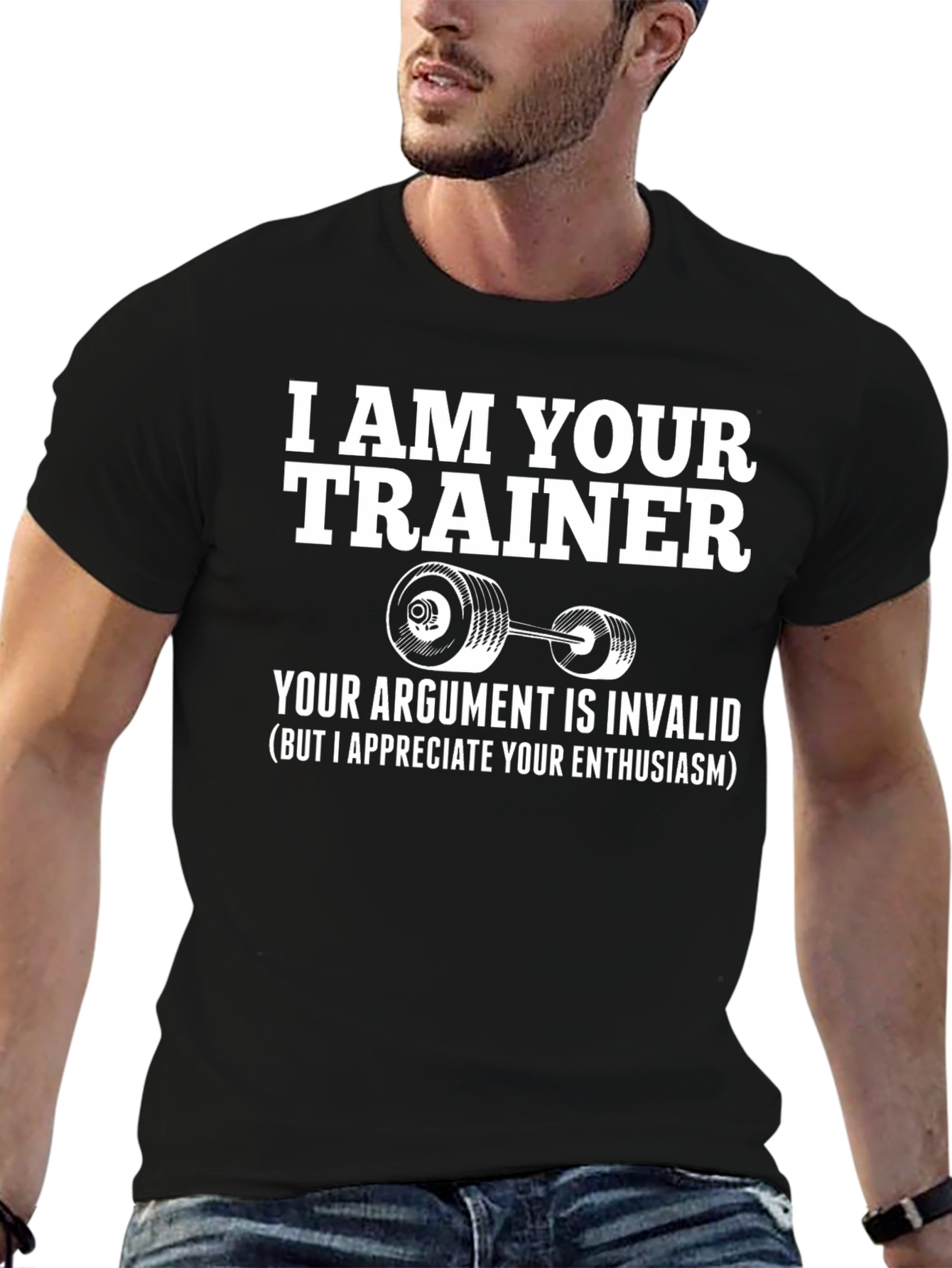 I AM YOUR TRAINER T-Shirt - Gym Fitness Apparel