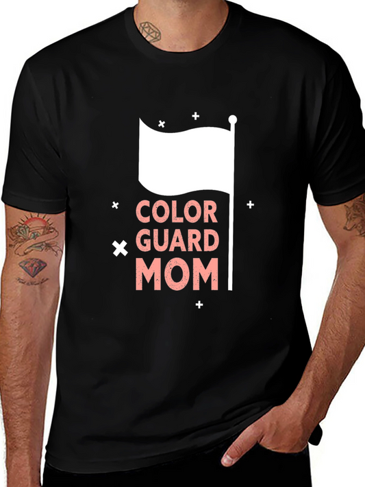 Color Guard Mom T-Shirt - Supportive Parent Pride