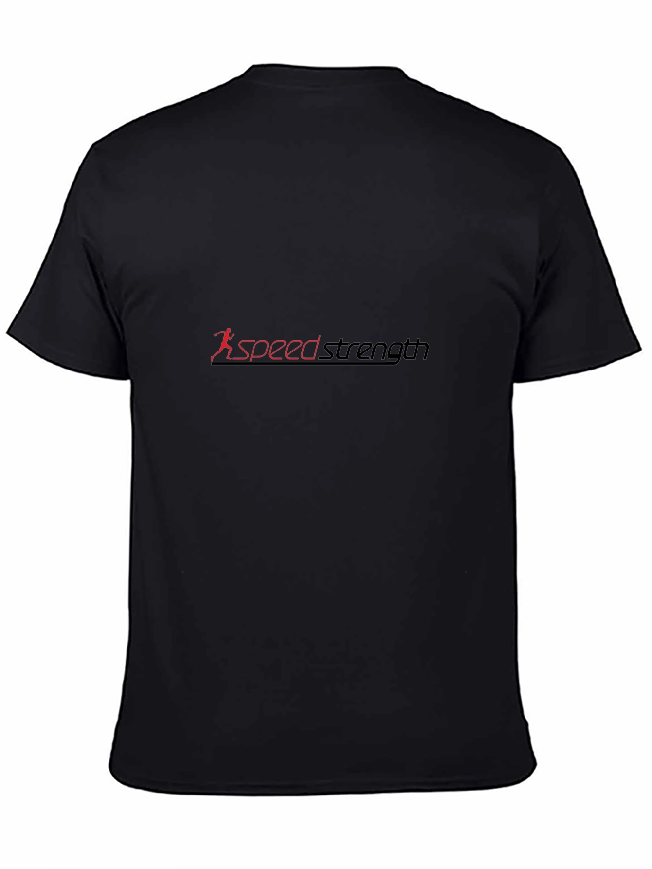 Speed Strength Black Tee - Performance Driven Design