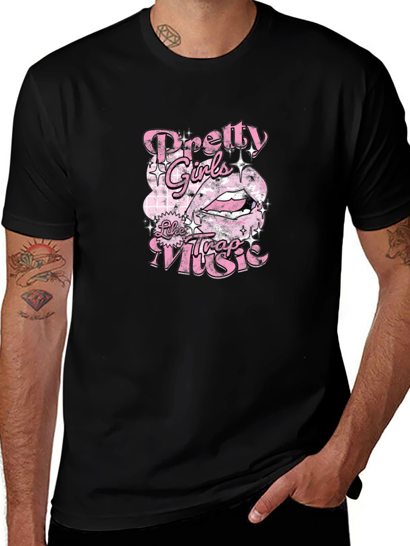 Pretty Girls Like Trap Music Graphic Tee