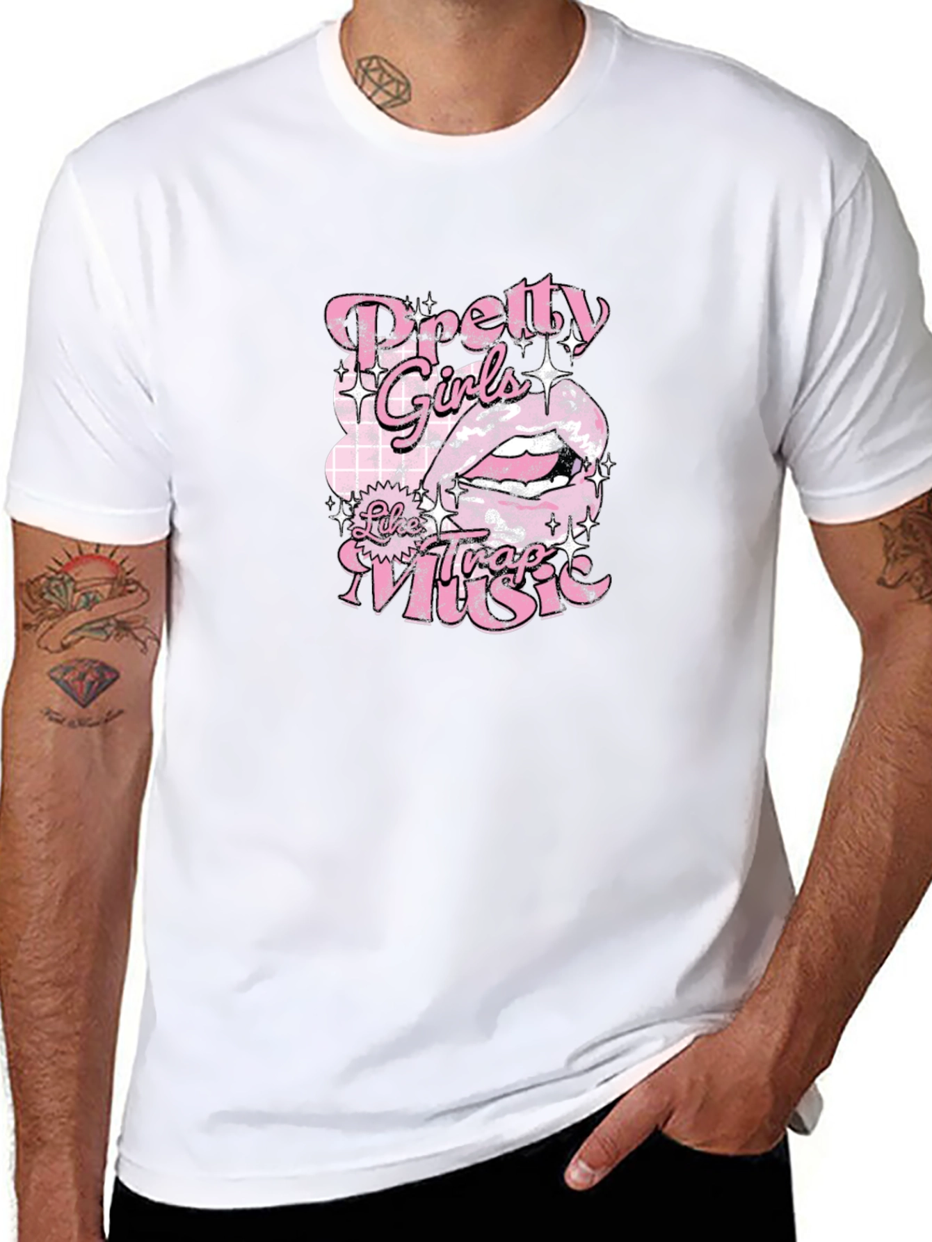 Pretty Girls Like Trap Music Graphic Tee