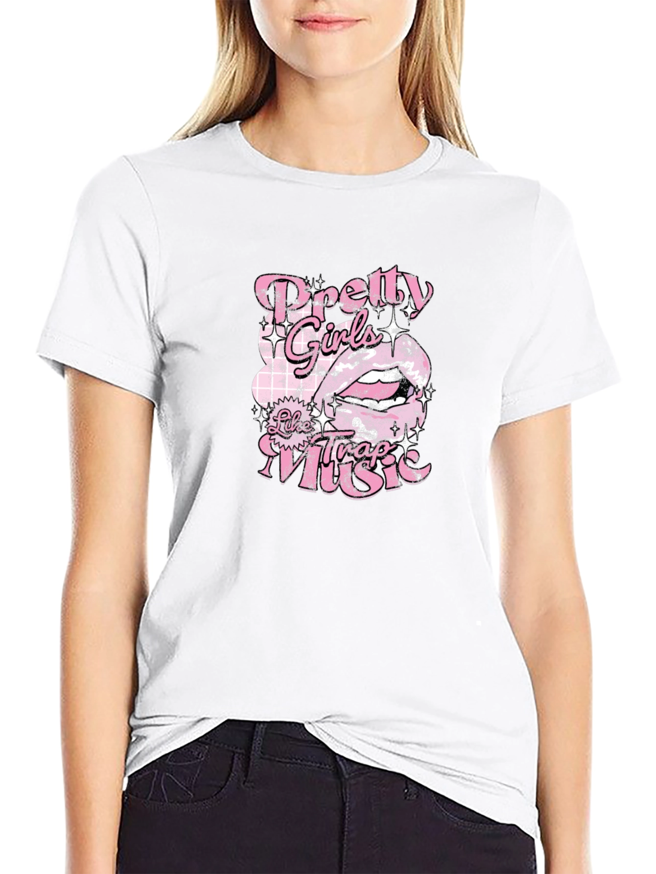 Pretty Girls Like Trap Music Graphic Tee