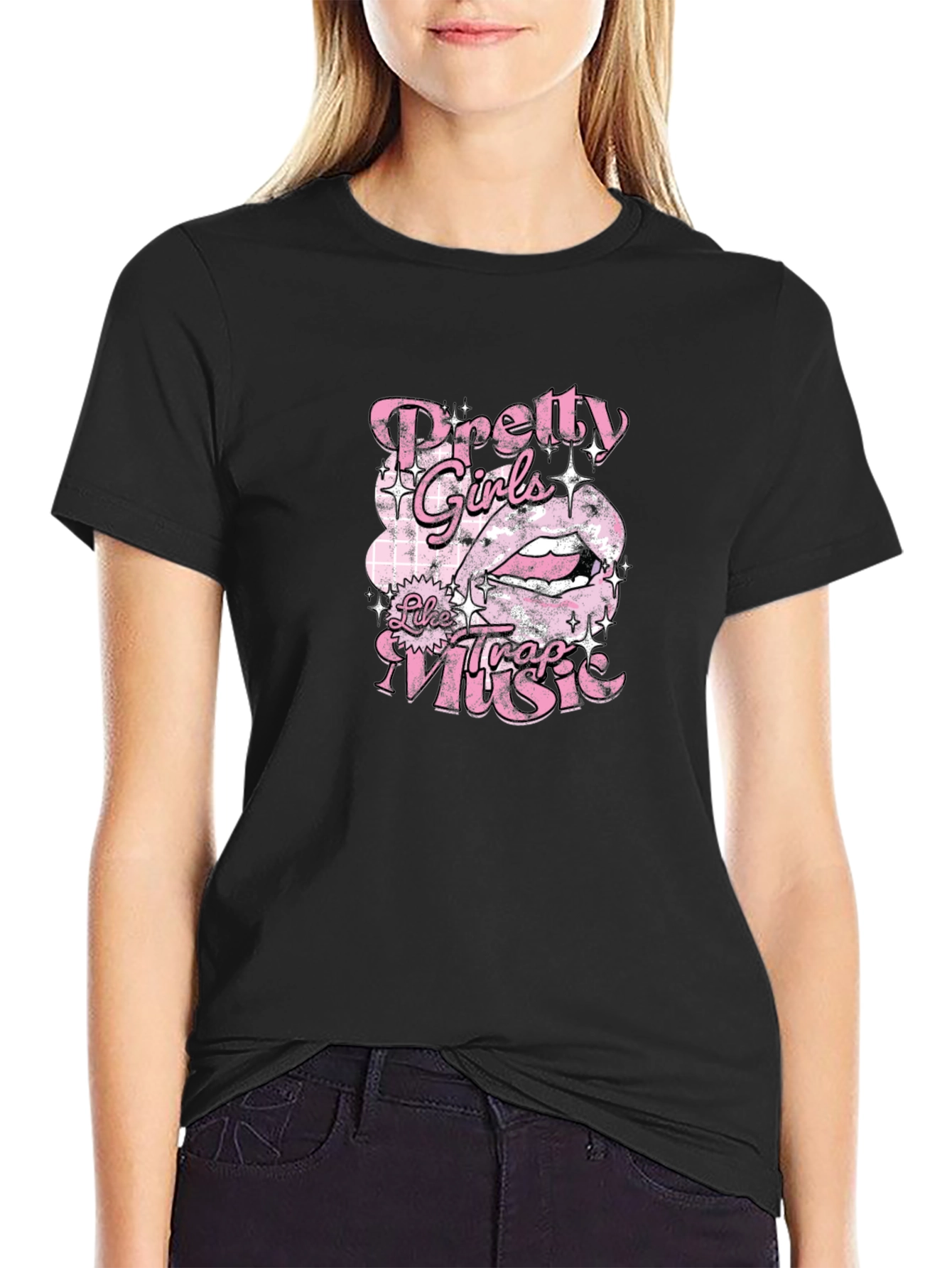 Pretty Girls Like Trap Music Graphic Tee