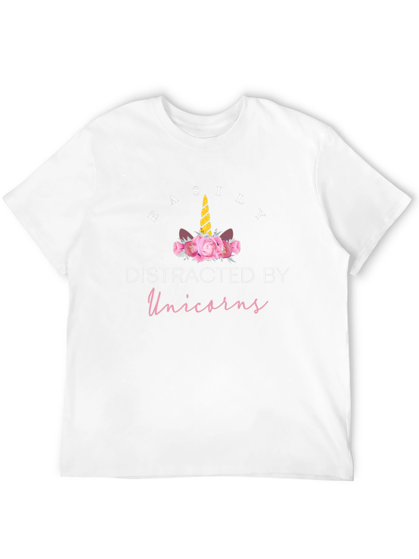 Easily Distracted By Unicorns Graphic Tee