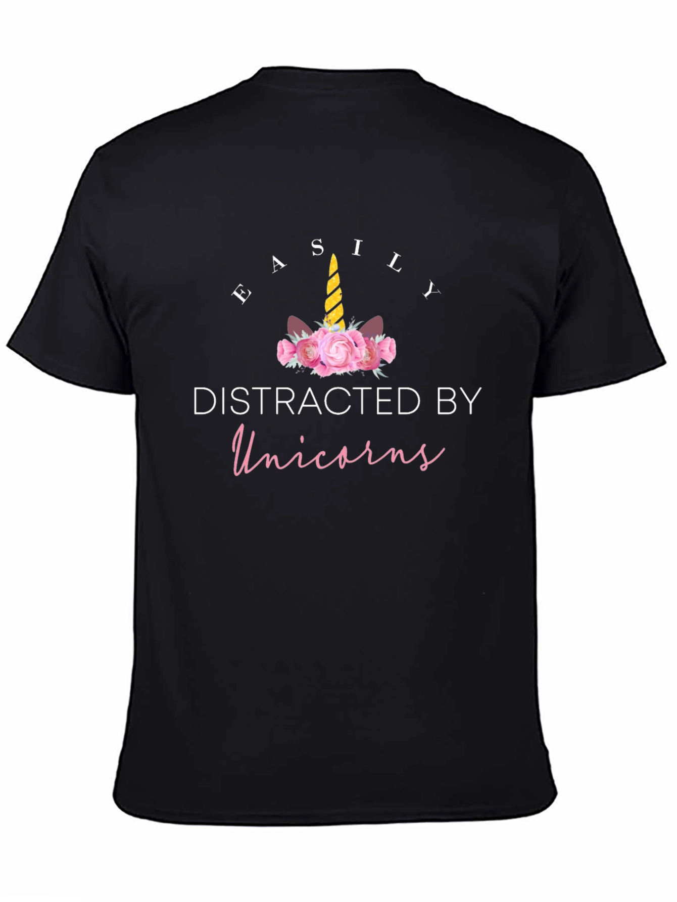 Easily Distracted By Unicorns Graphic Tee