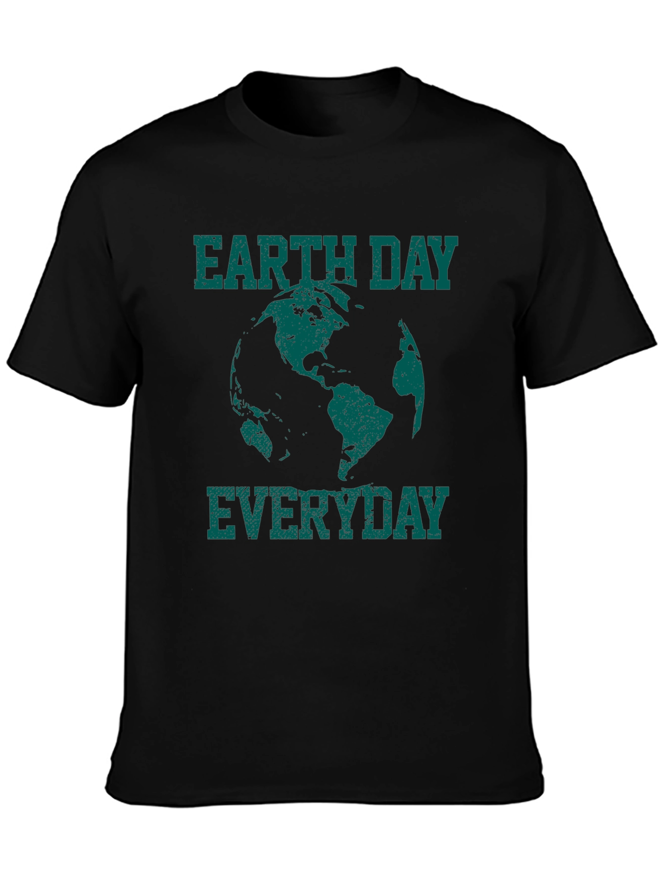 Earth Day Everyday Graphic Tee - Black