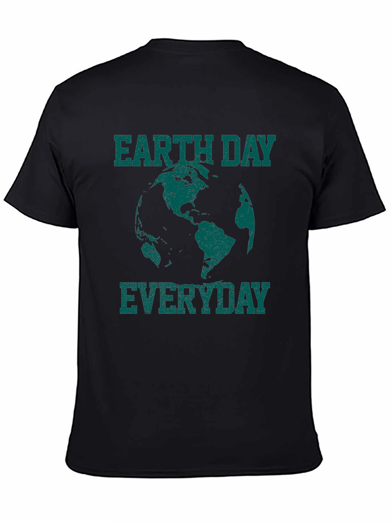 Earth Day Everyday Graphic Tee - Black