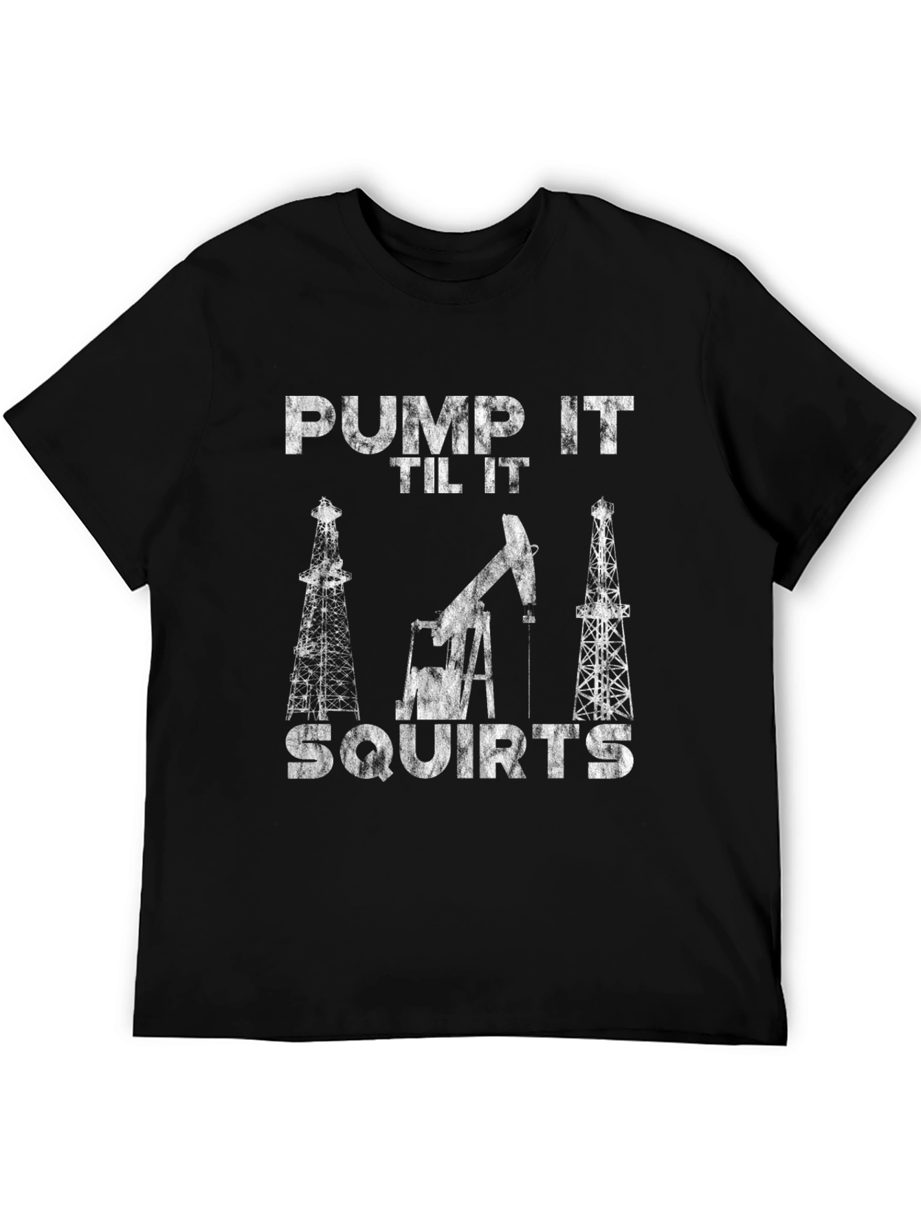 Pump It Oil Rig Graphic Tee