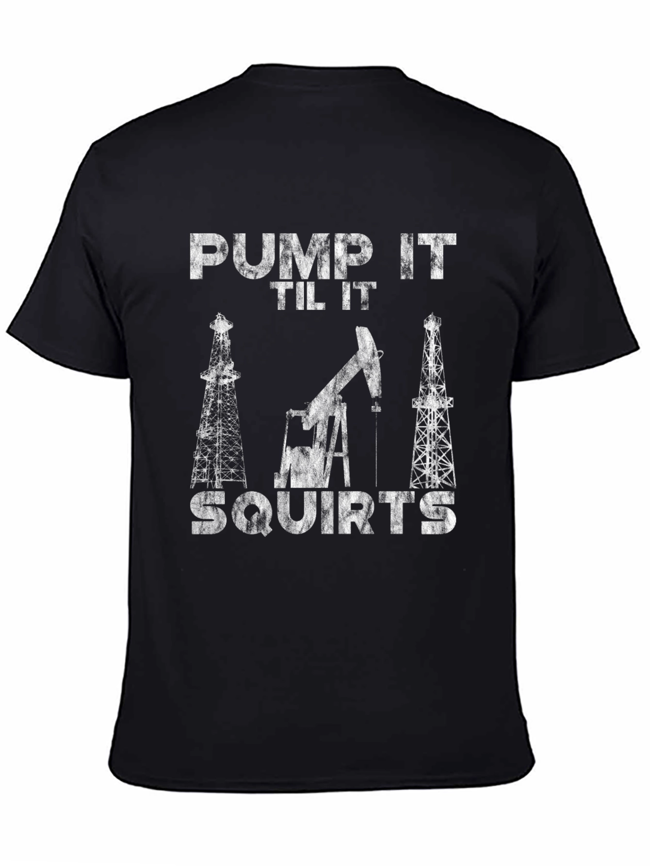 Pump It Oil Rig Graphic Tee