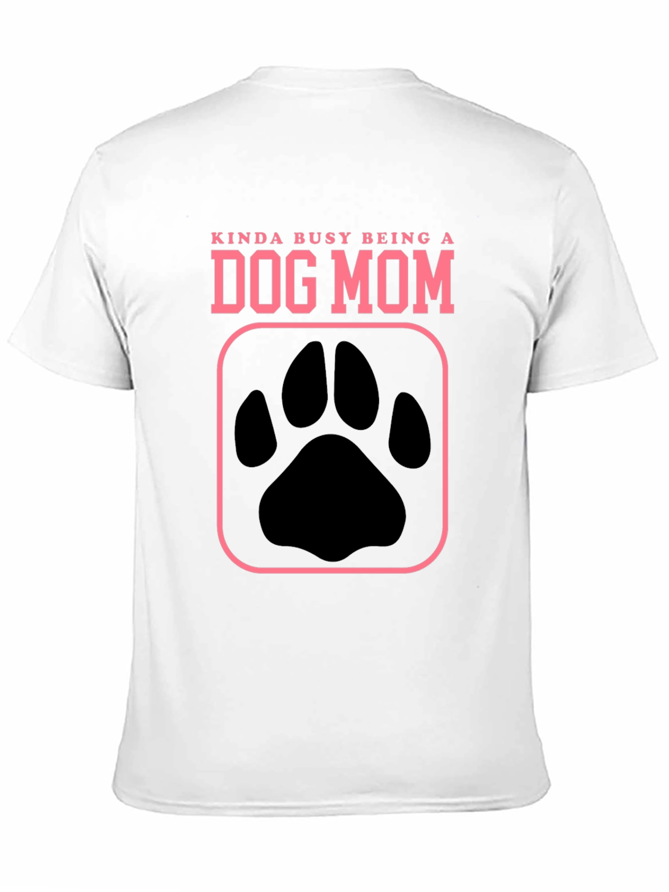 Dog Mom Graphic Tee - Black