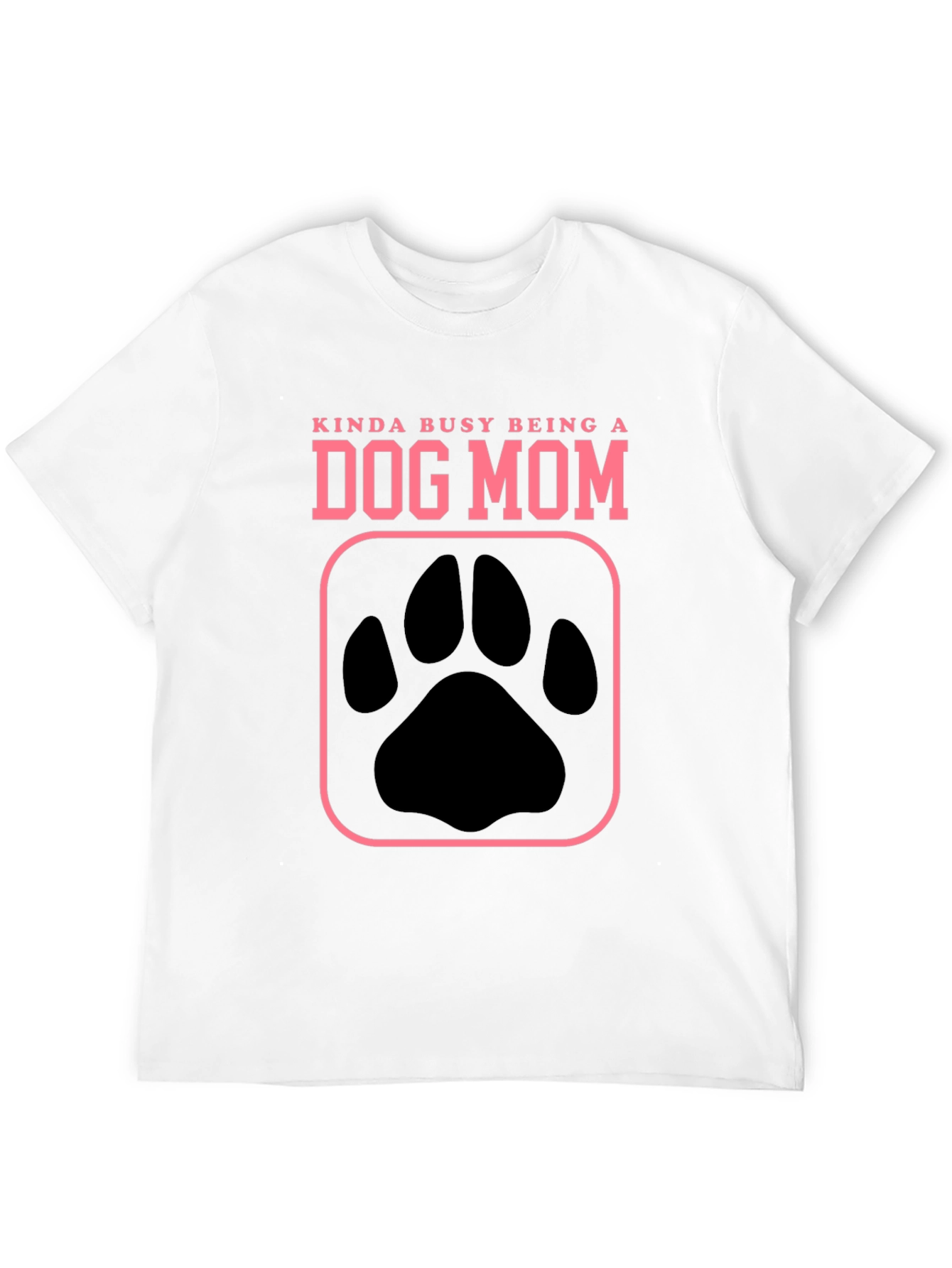 Dog Mom Graphic Tee - Black
