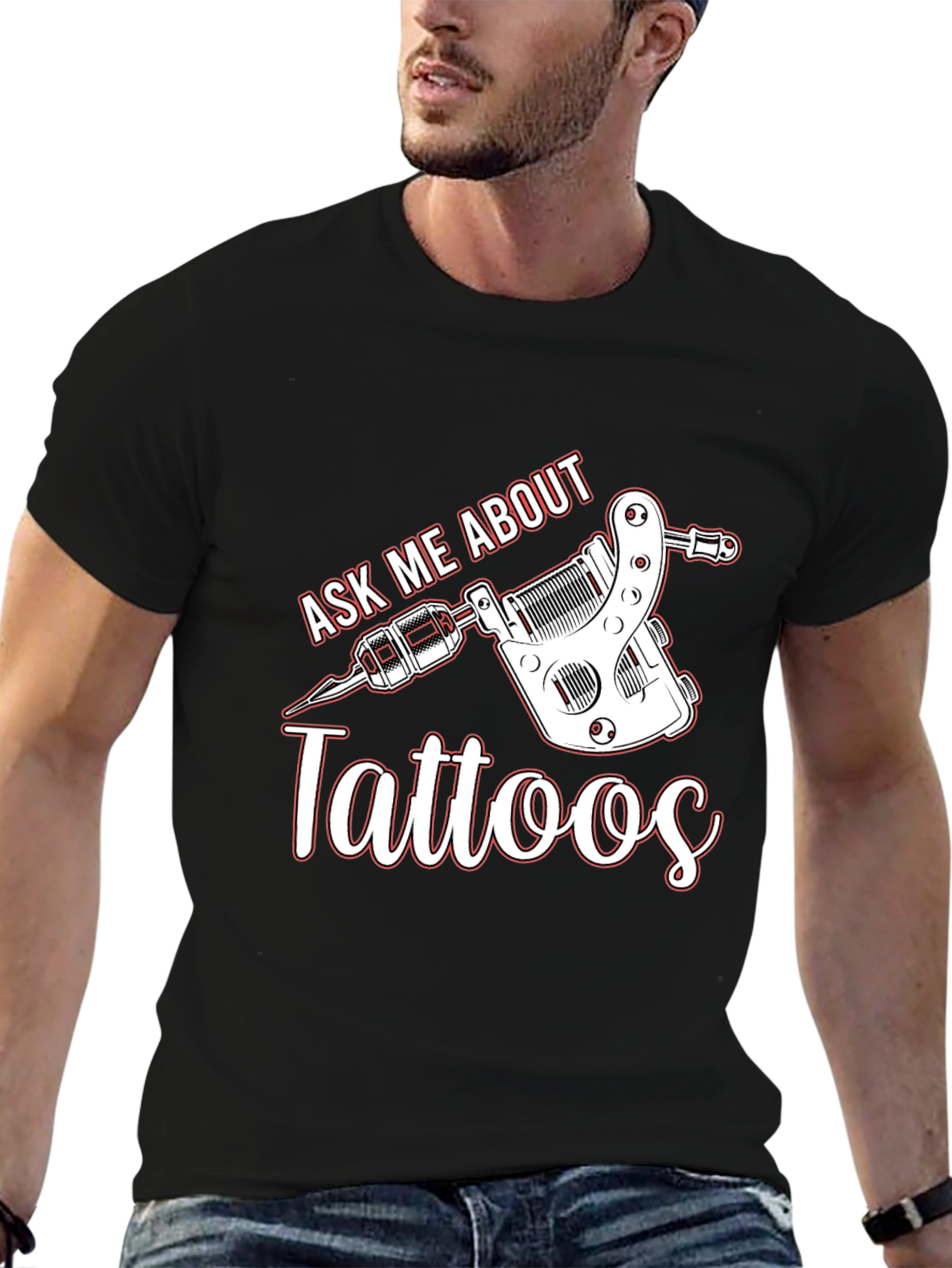 Ask Me About Tattoos T-Shirt