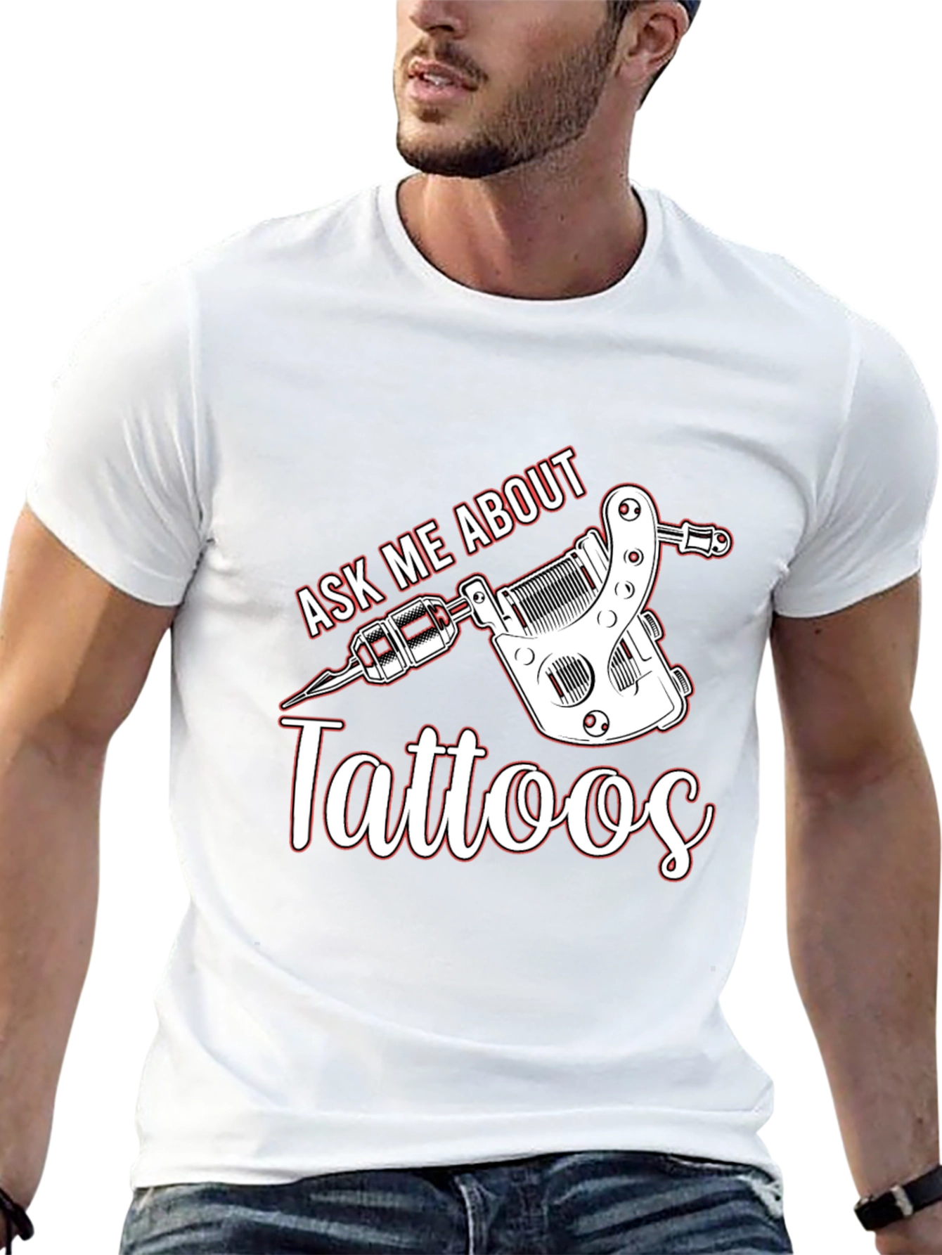 Ask Me About Tattoos T-Shirt