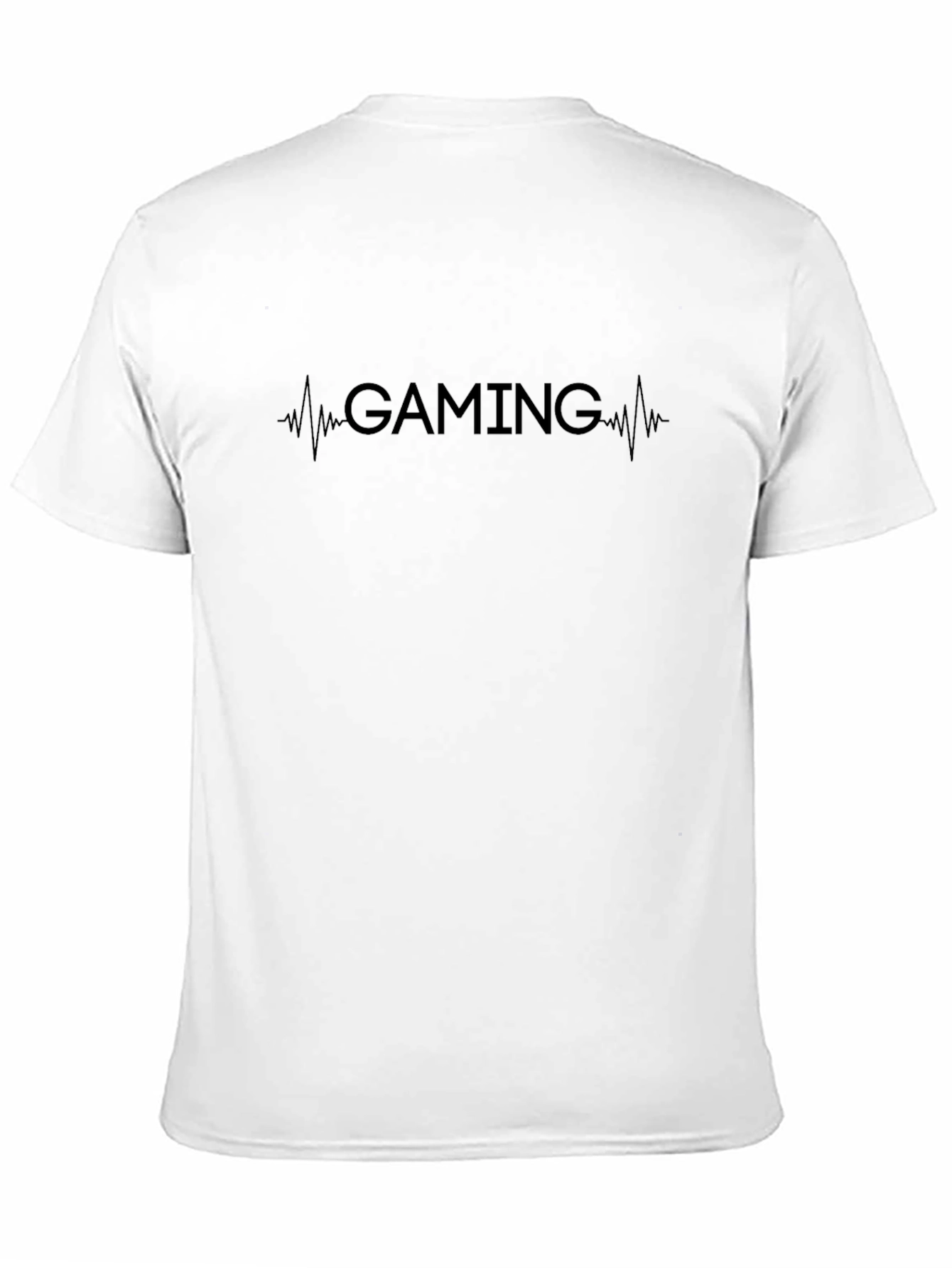 Gaming Heartbeat Black Graphic Tee