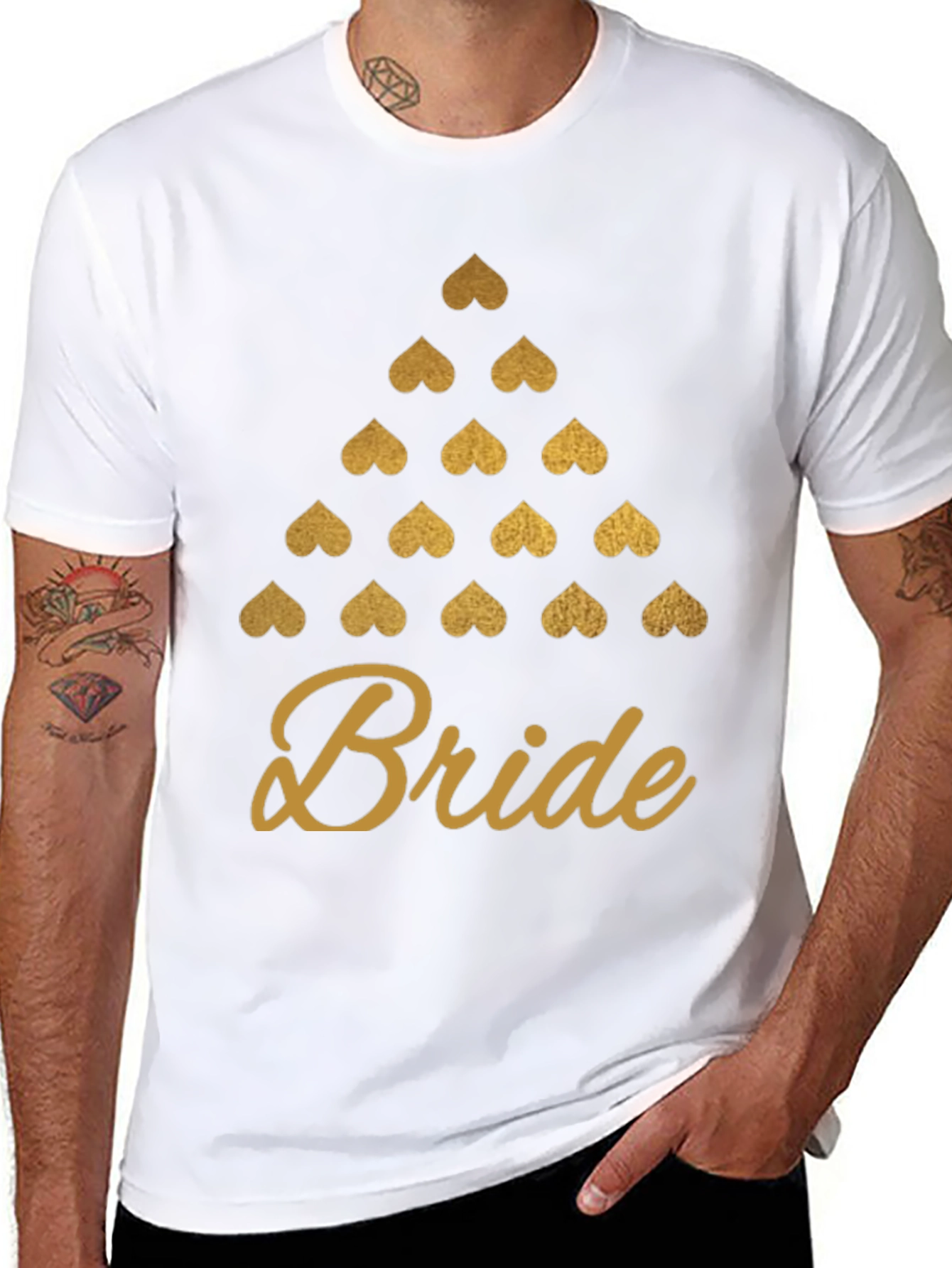 Bride Heart Tee - Wedding Party Shirt