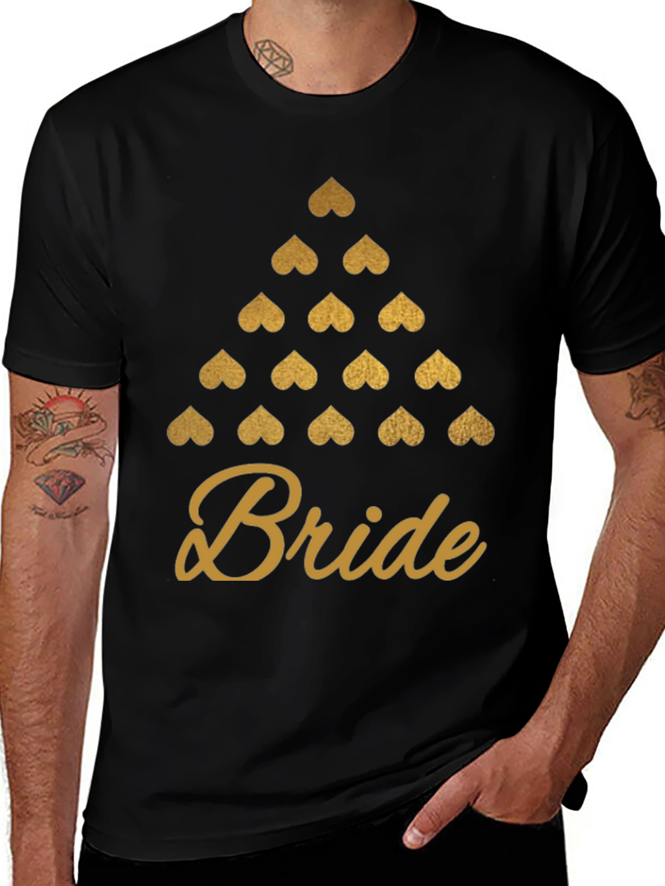 Bride Heart Tee - Wedding Party Shirt