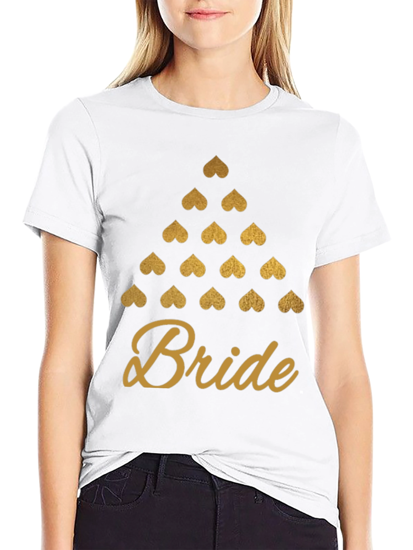 Bride Heart Tee - Wedding Party Shirt