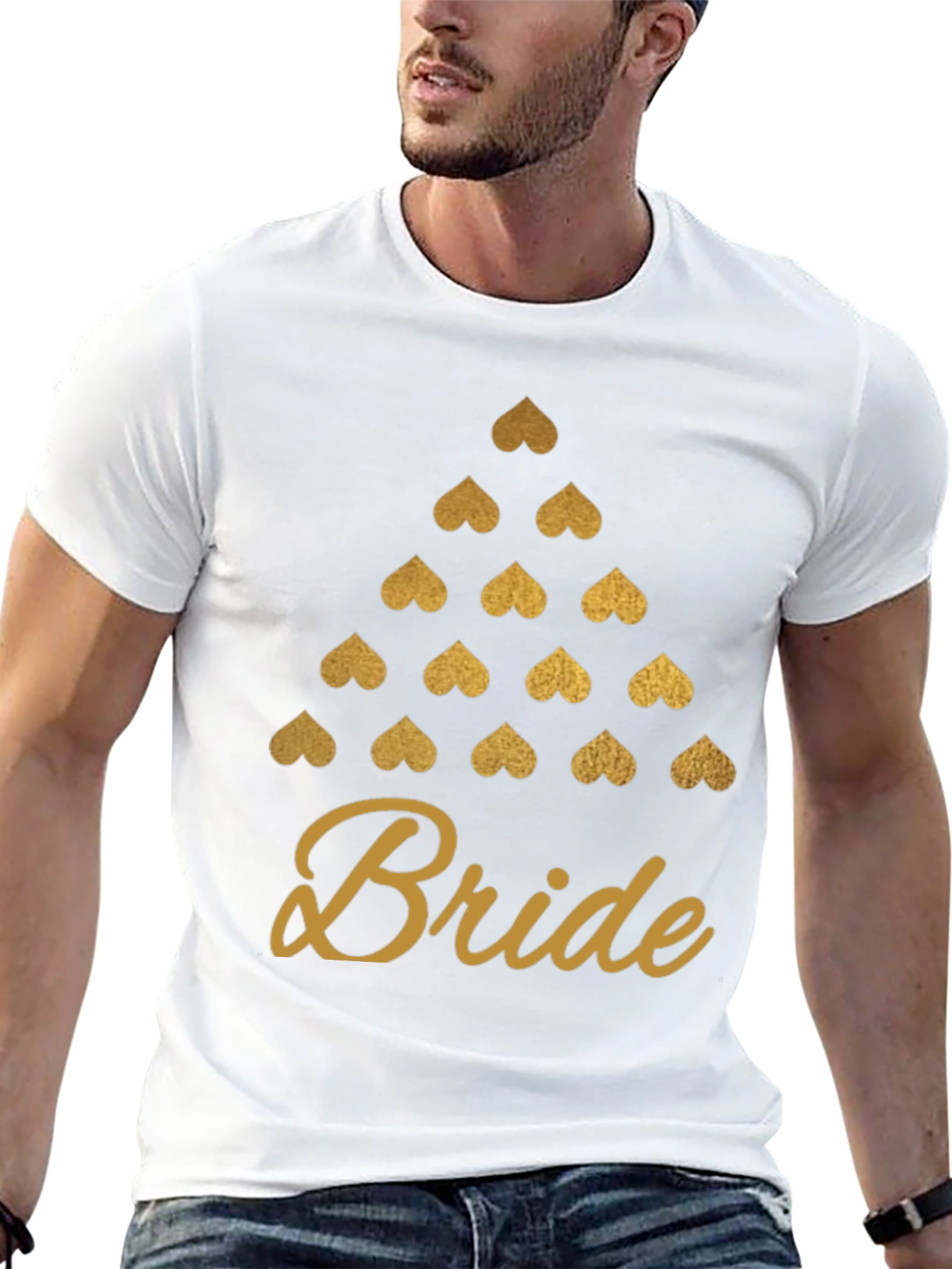 Bride Heart Tee - Wedding Party Shirt