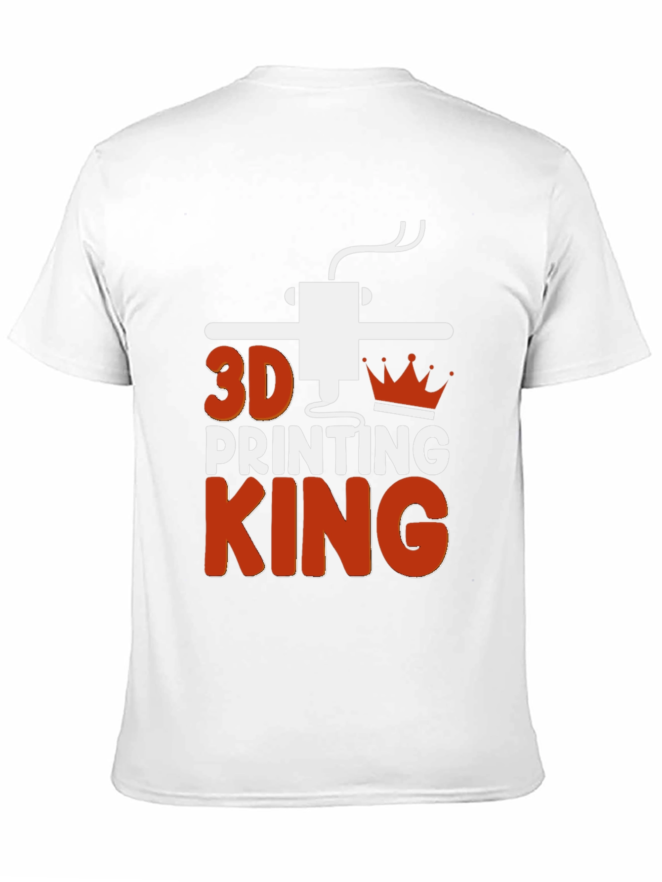 3D Printing King Graphic Tee - Black