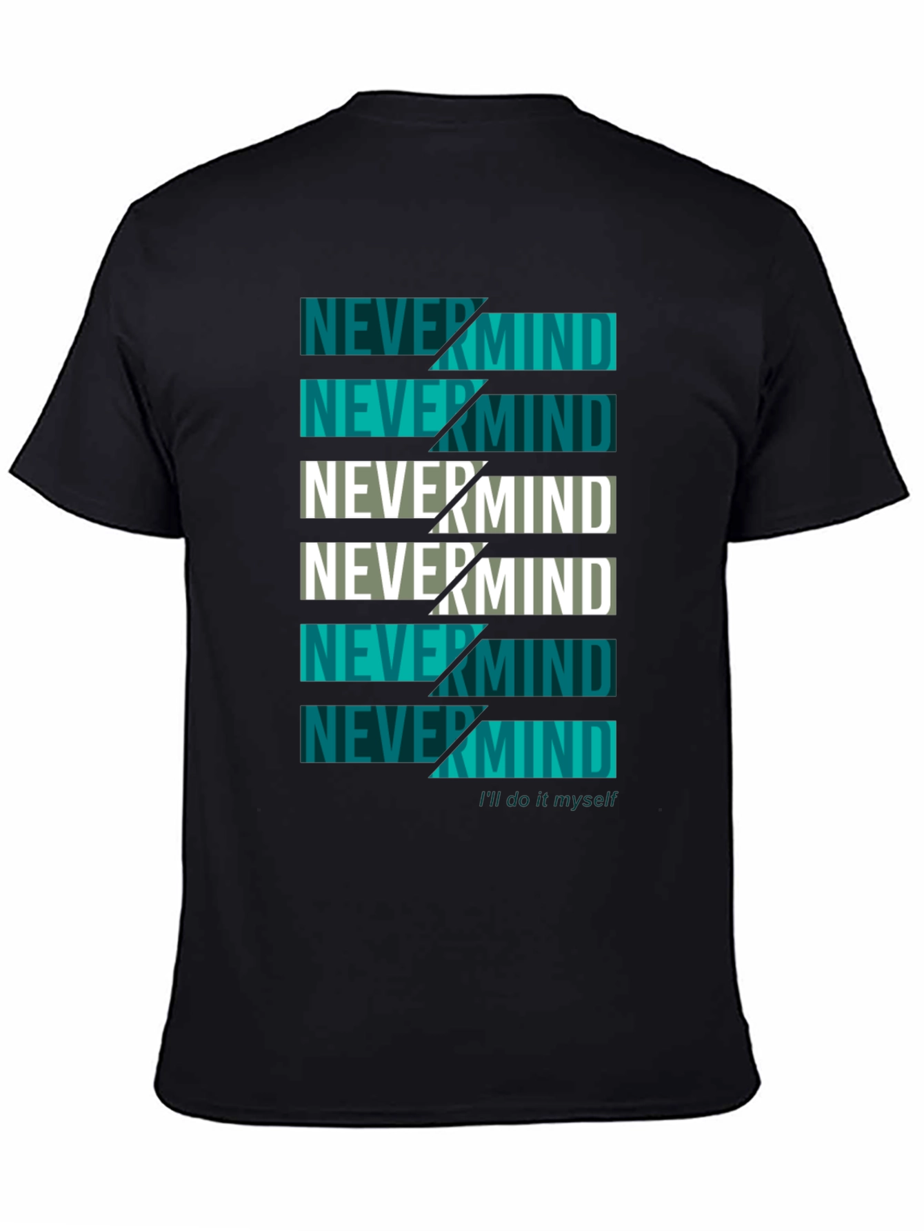Nevermind Graphic Print Crew Neck T-Shirt