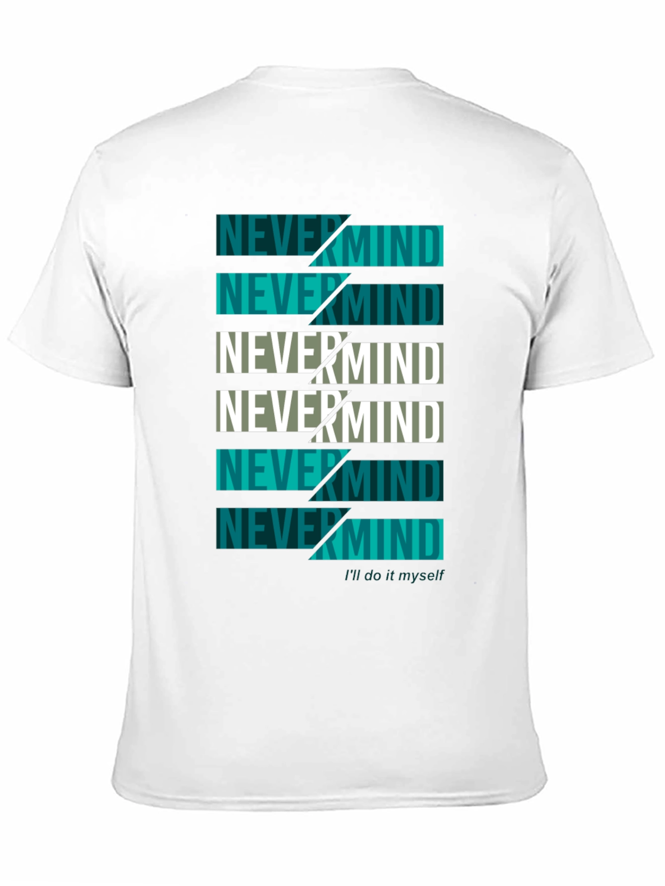 Nevermind Graphic Print Crew Neck T-Shirt