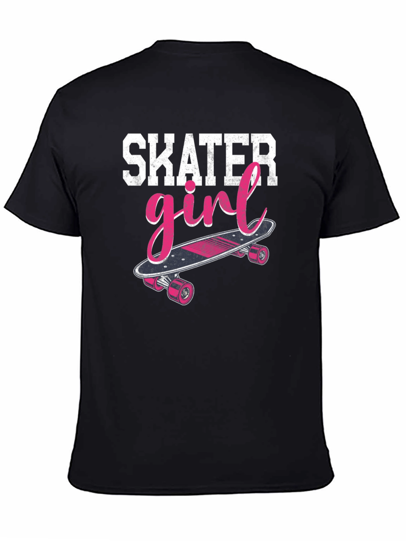 Skater Girl Graphic Tee - Casual Style