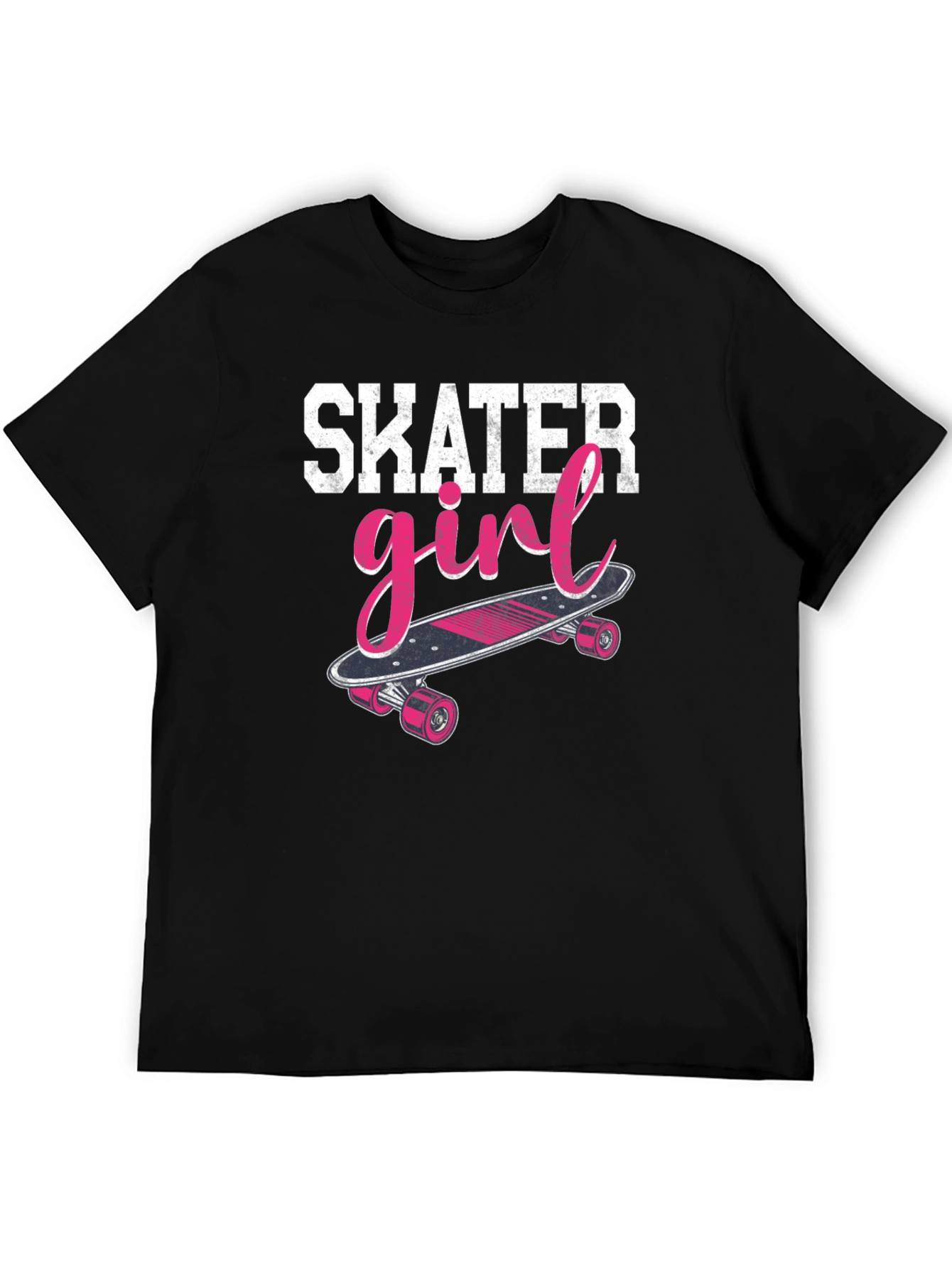 Skater Girl Graphic Tee - Casual Style