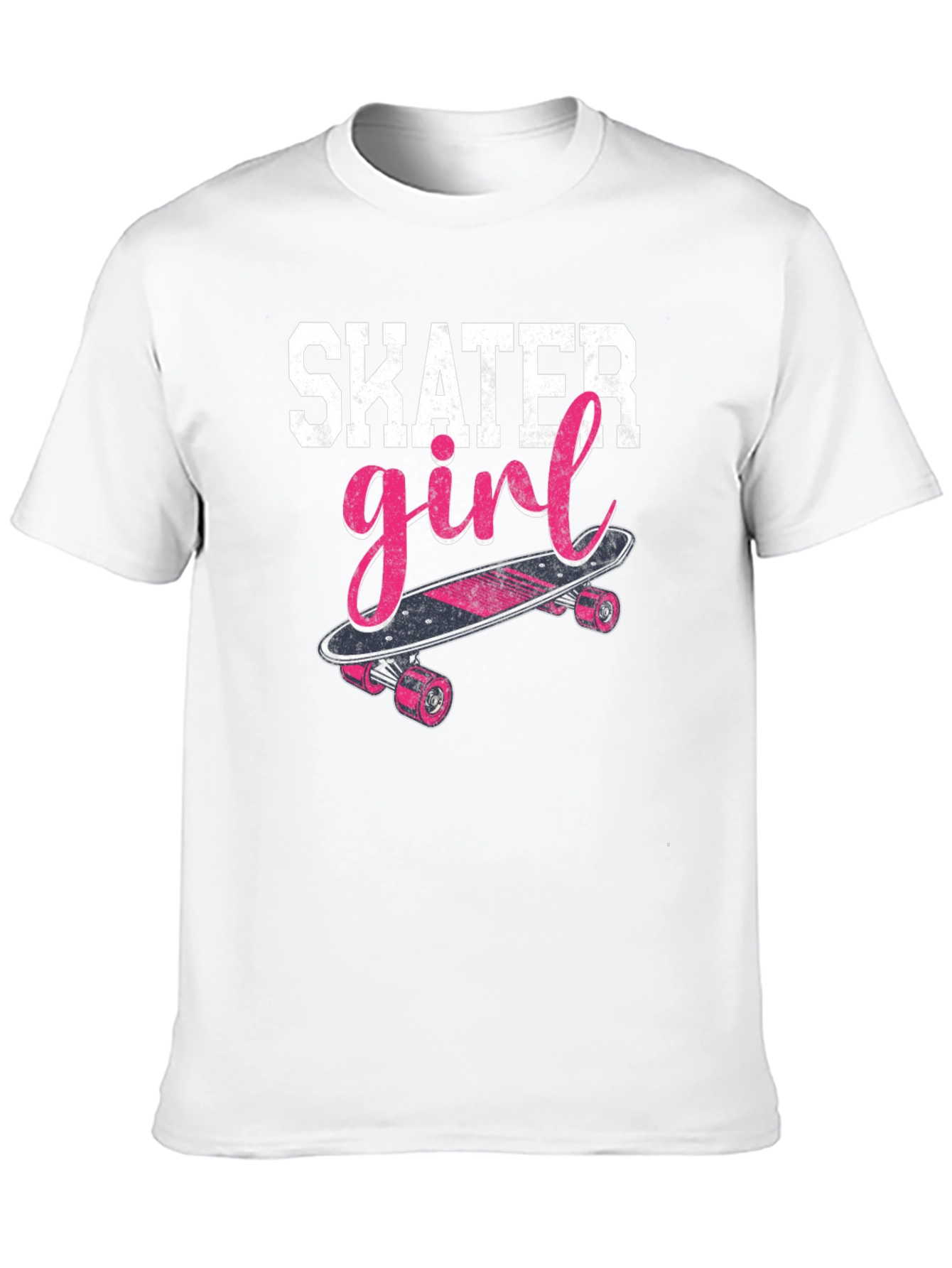 Skater Girl Graphic Tee - Casual Style