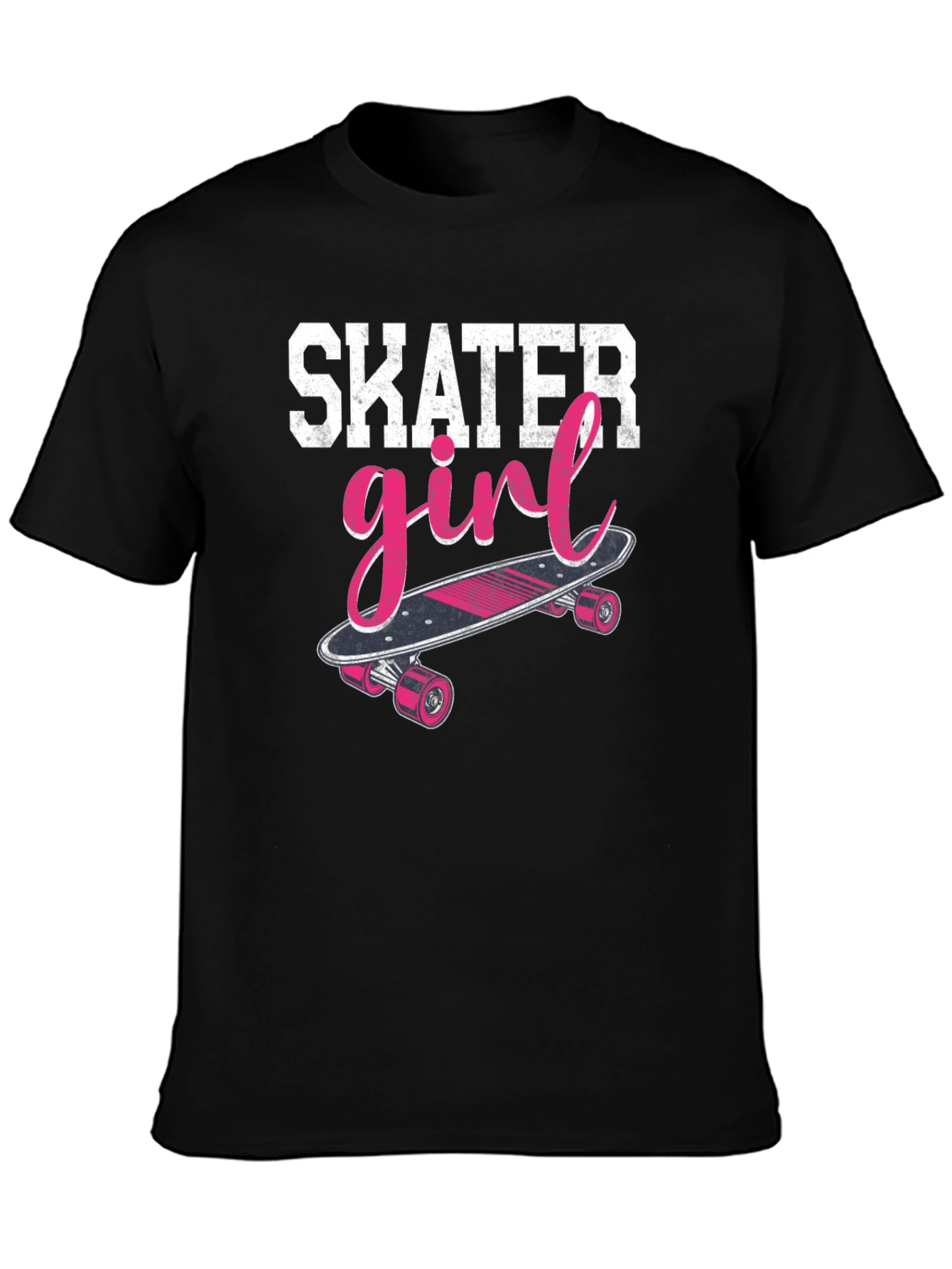 Skater Girl Graphic Tee - Casual Style