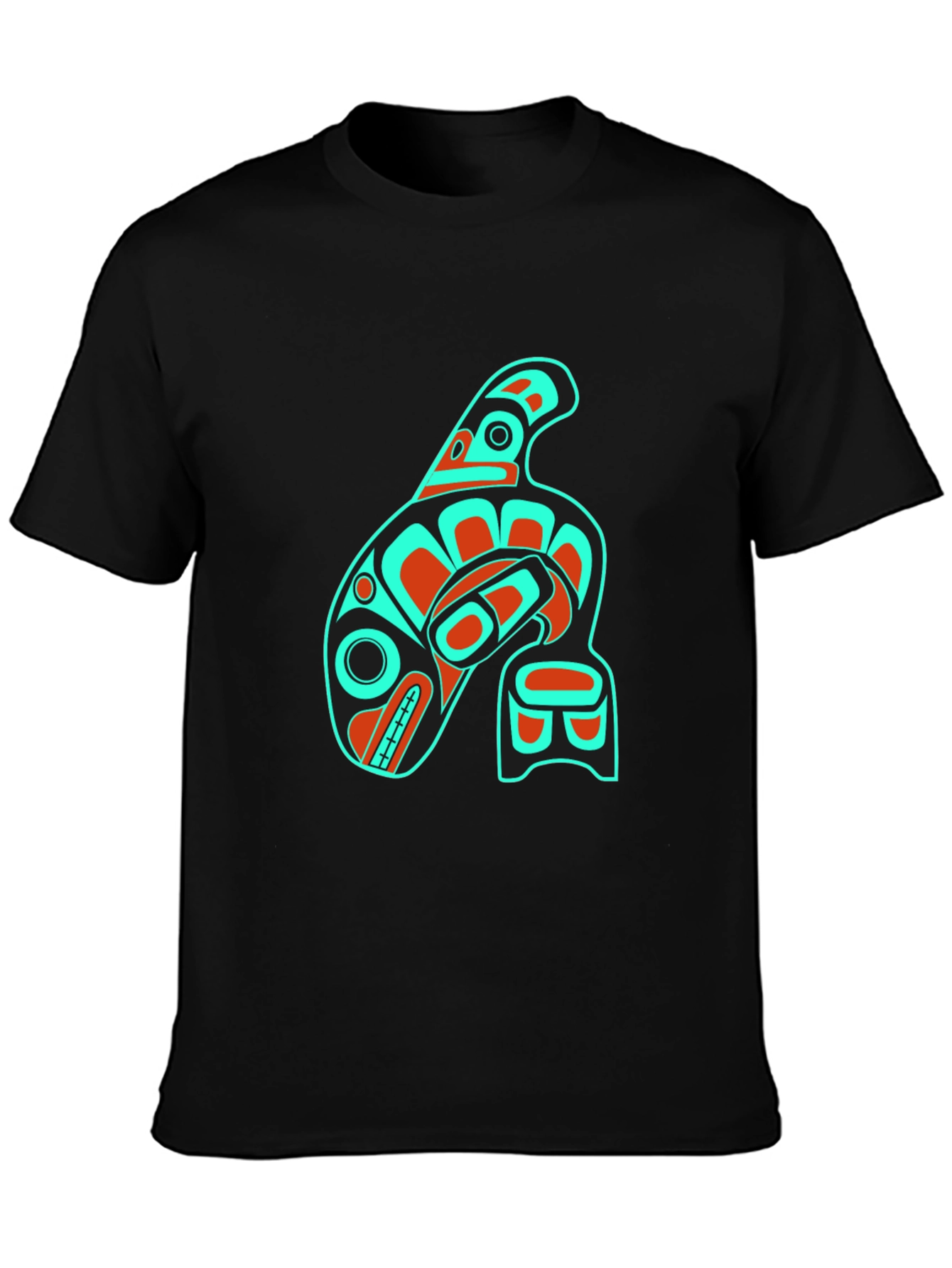 Indigenous Orca Whale Graphic Tee