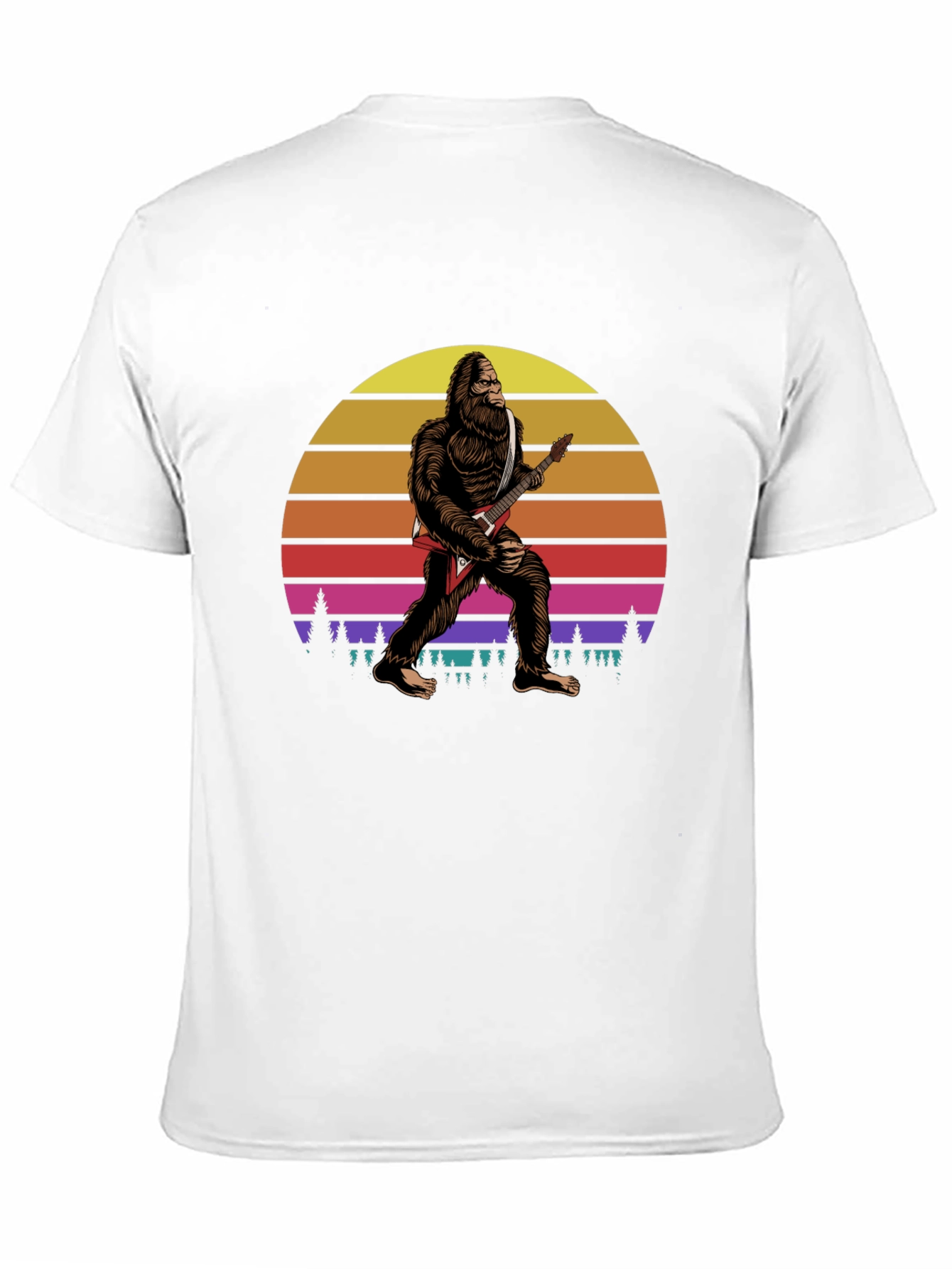 Bigfoot Guitar Player T-Shirt