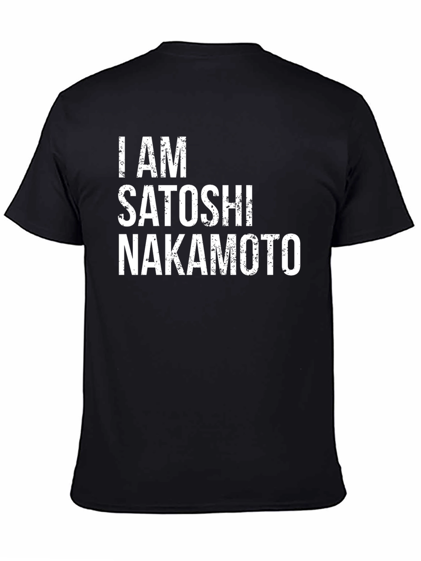 I AM Satoshi Nakamoto T-Shirt Crypto Blockchain Tee