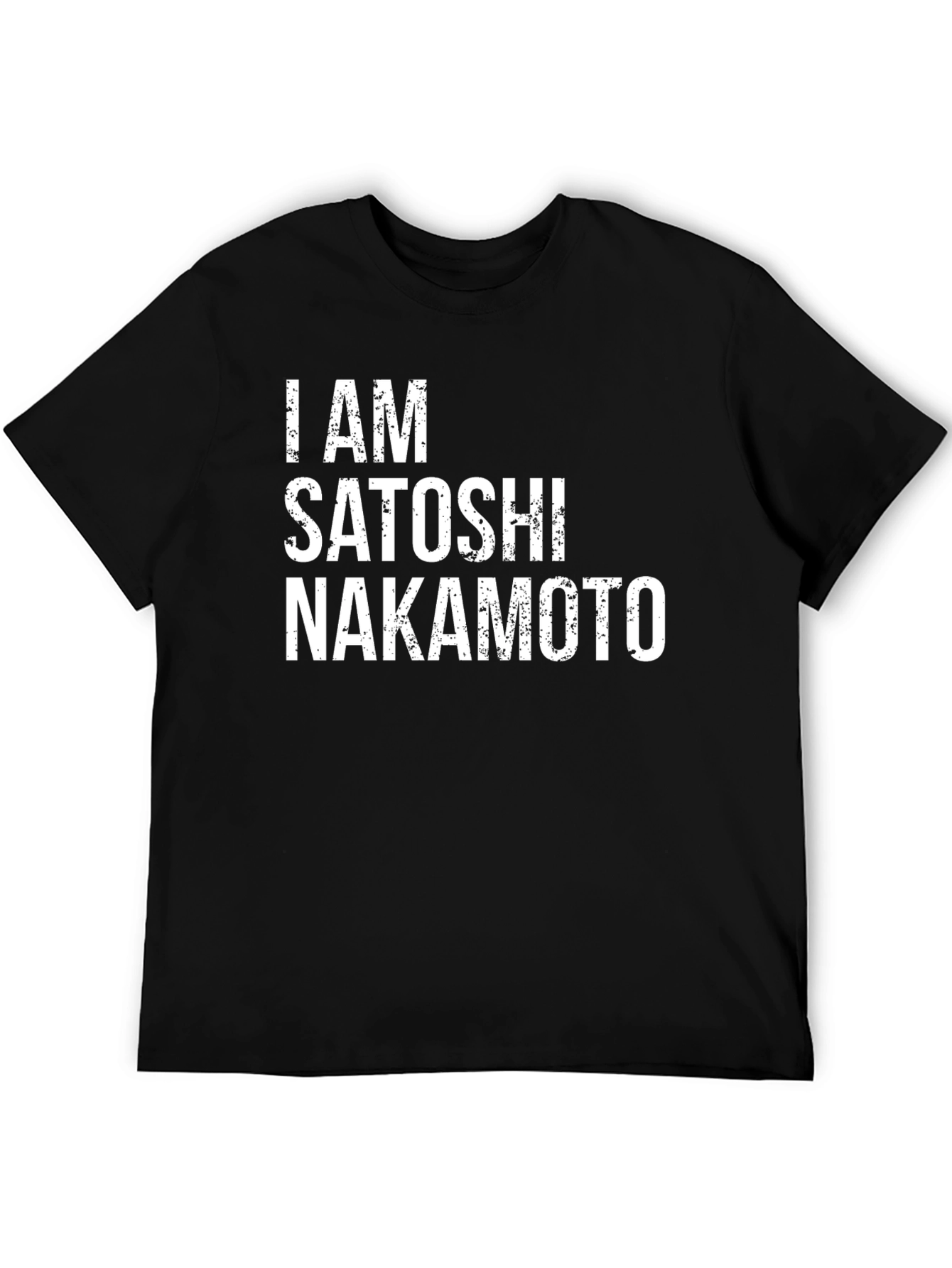 I AM Satoshi Nakamoto T-Shirt Crypto Blockchain Tee