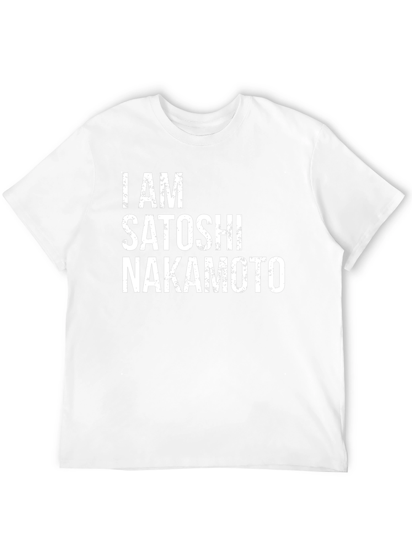 I AM Satoshi Nakamoto T-Shirt Crypto Blockchain Tee