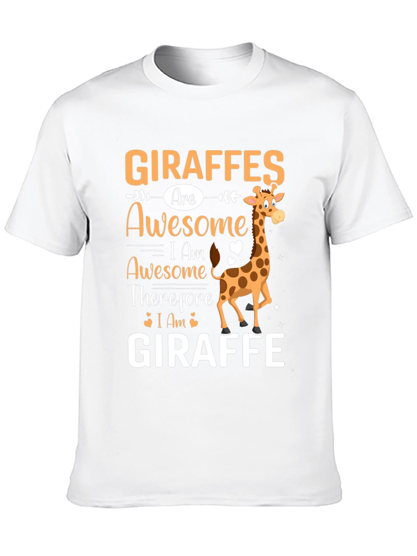 Giraffes Are Awesome Graphic T-Shirt