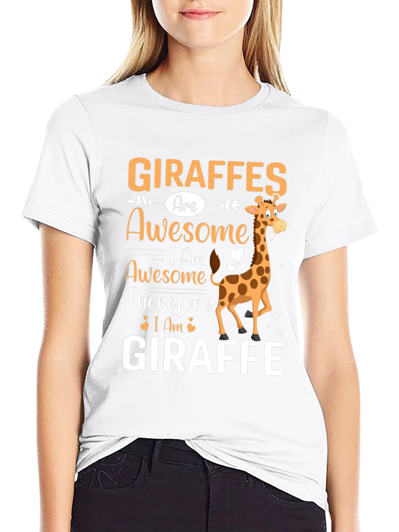 Giraffes Are Awesome Graphic T-Shirt