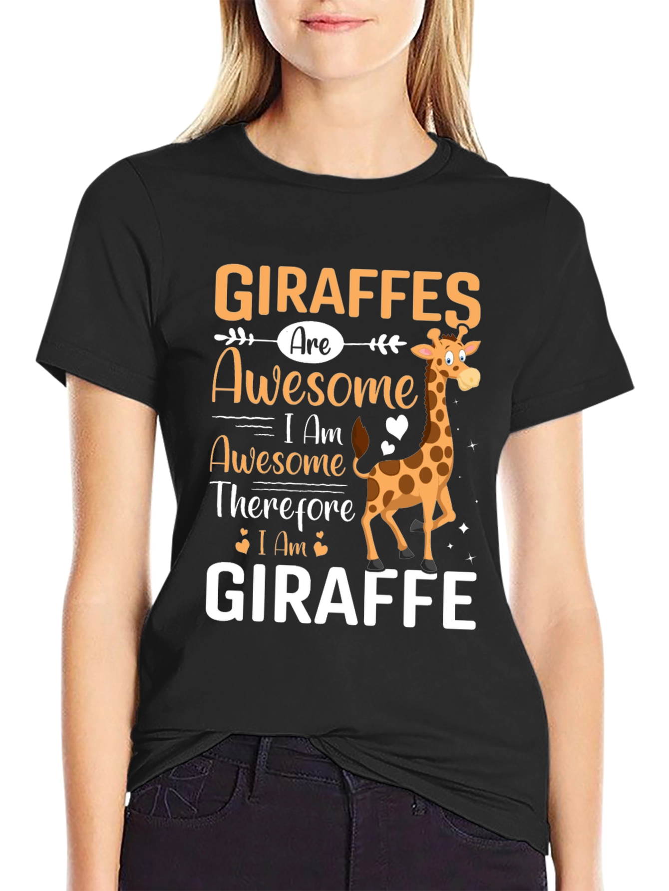 Giraffes Are Awesome Graphic T-Shirt