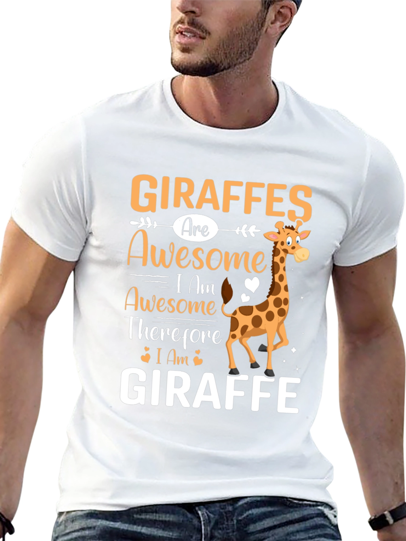 Giraffes Are Awesome Graphic T-Shirt
