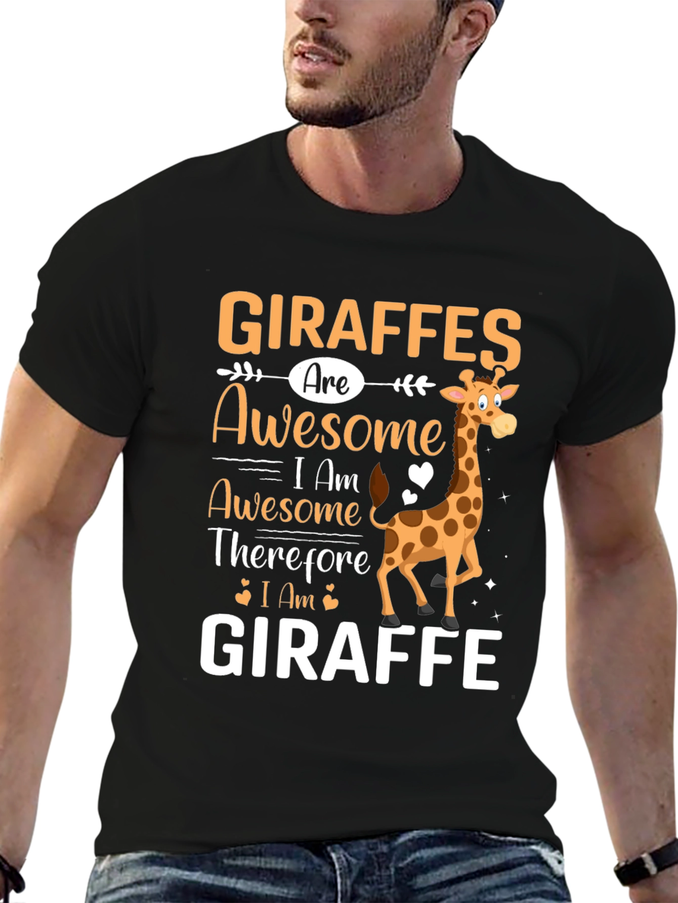 Giraffes Are Awesome Graphic T-Shirt