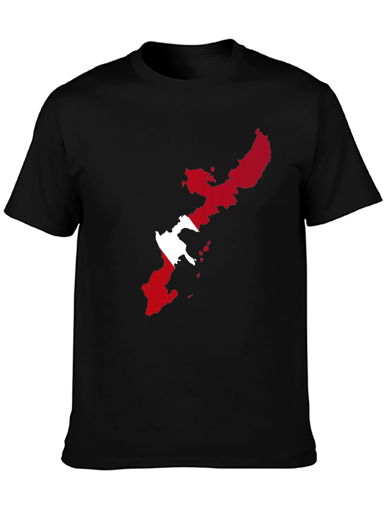 Okinawa Japan T-Shirt - Island Map Design