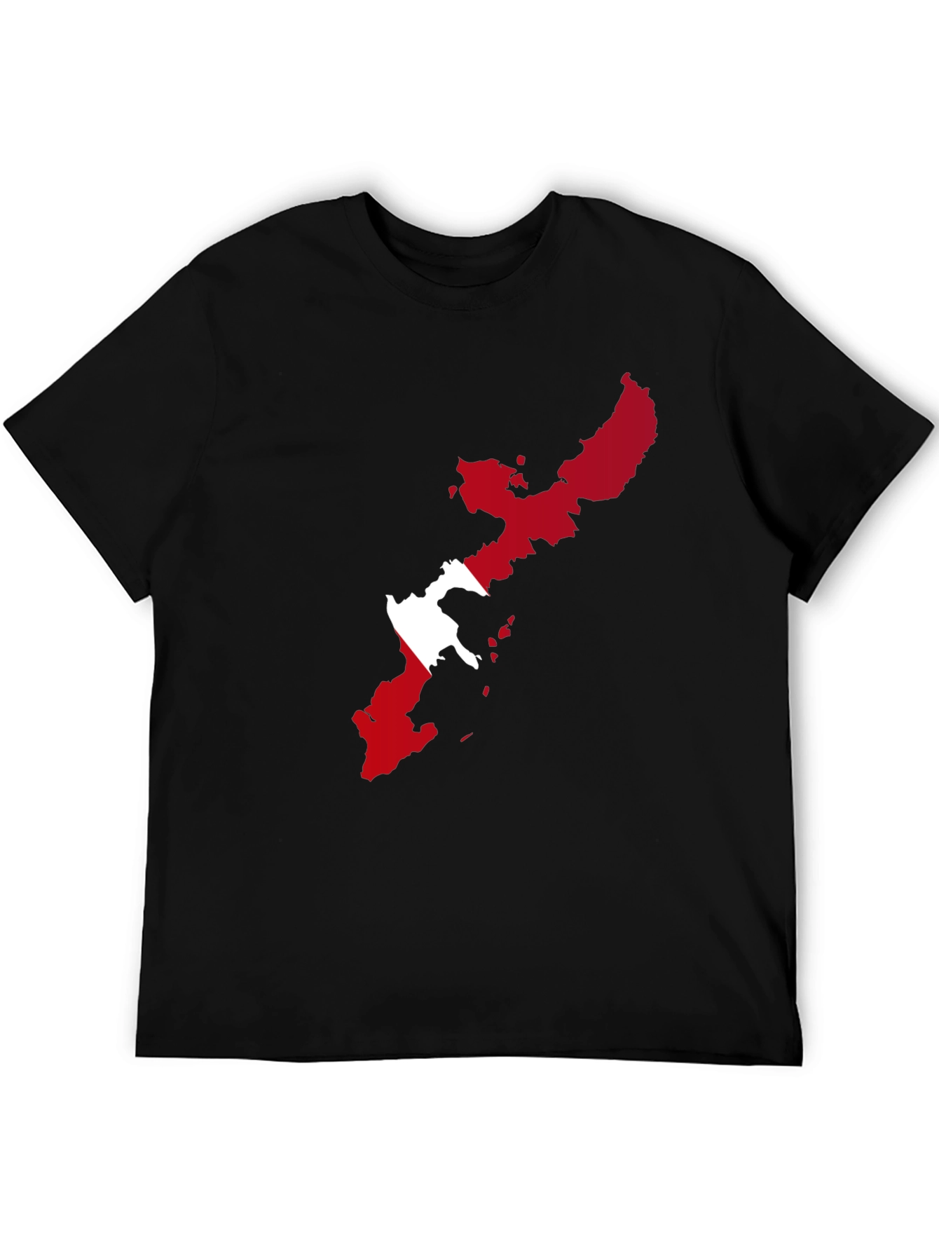 Okinawa Japan T-Shirt - Island Map Design