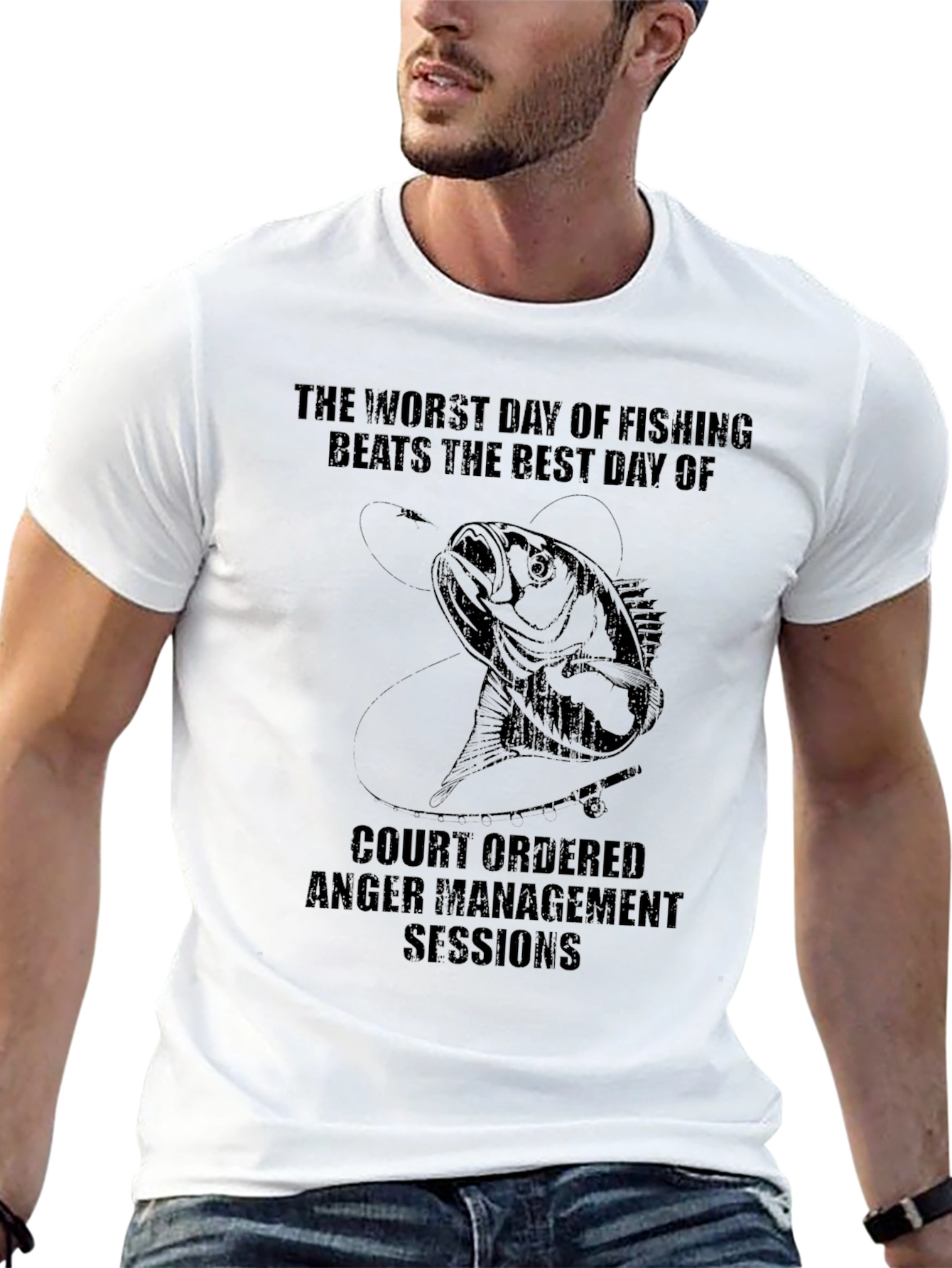 Funny Fishing T-Shirt - Anger Management