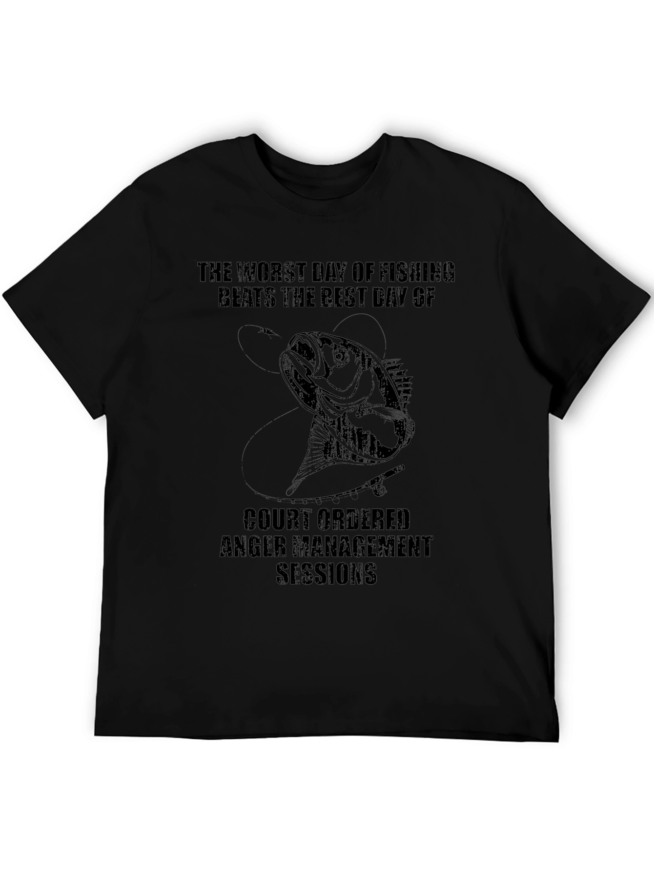 Funny Fishing T-Shirt - Anger Management