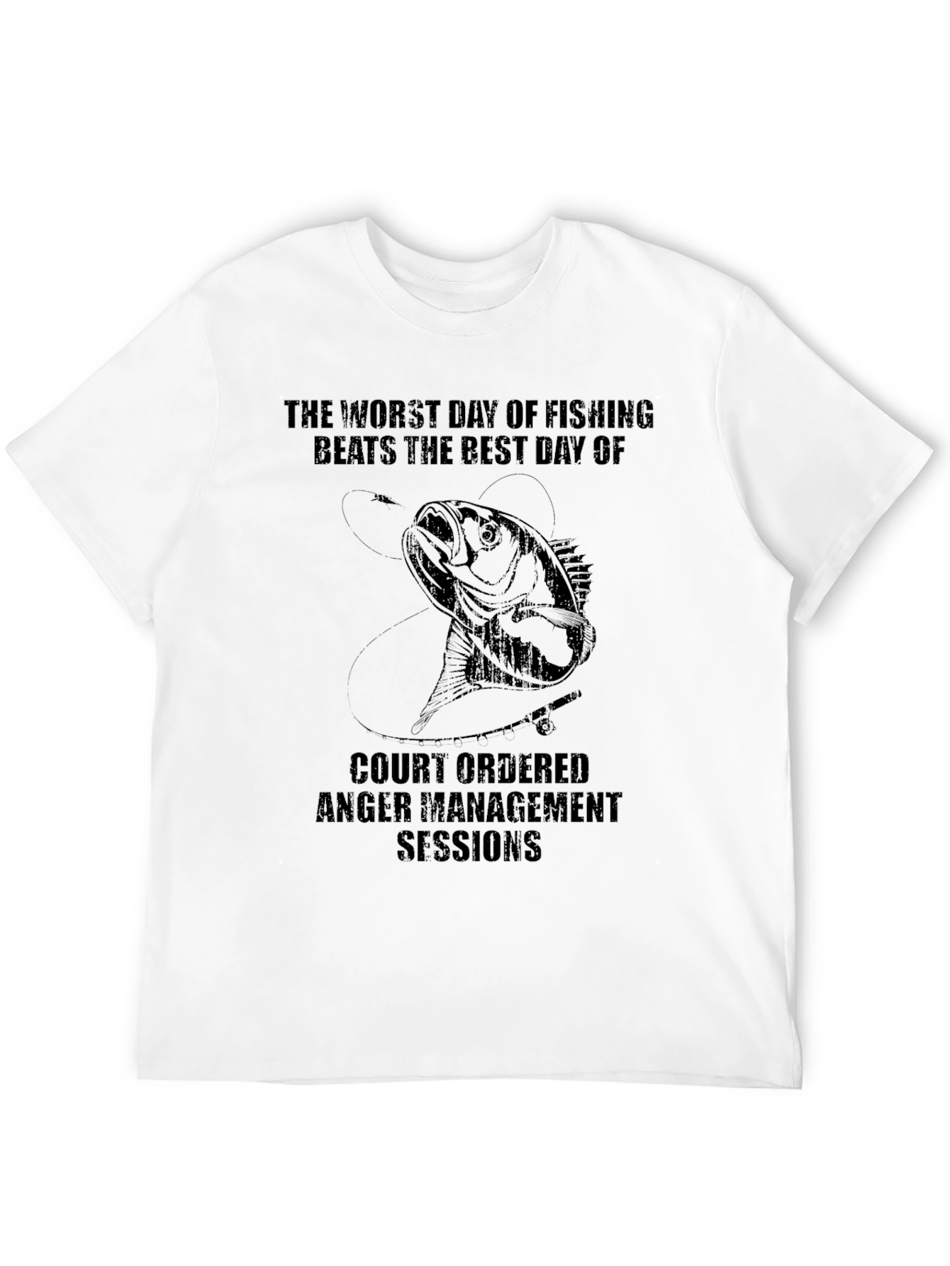 Funny Fishing T-Shirt - Anger Management