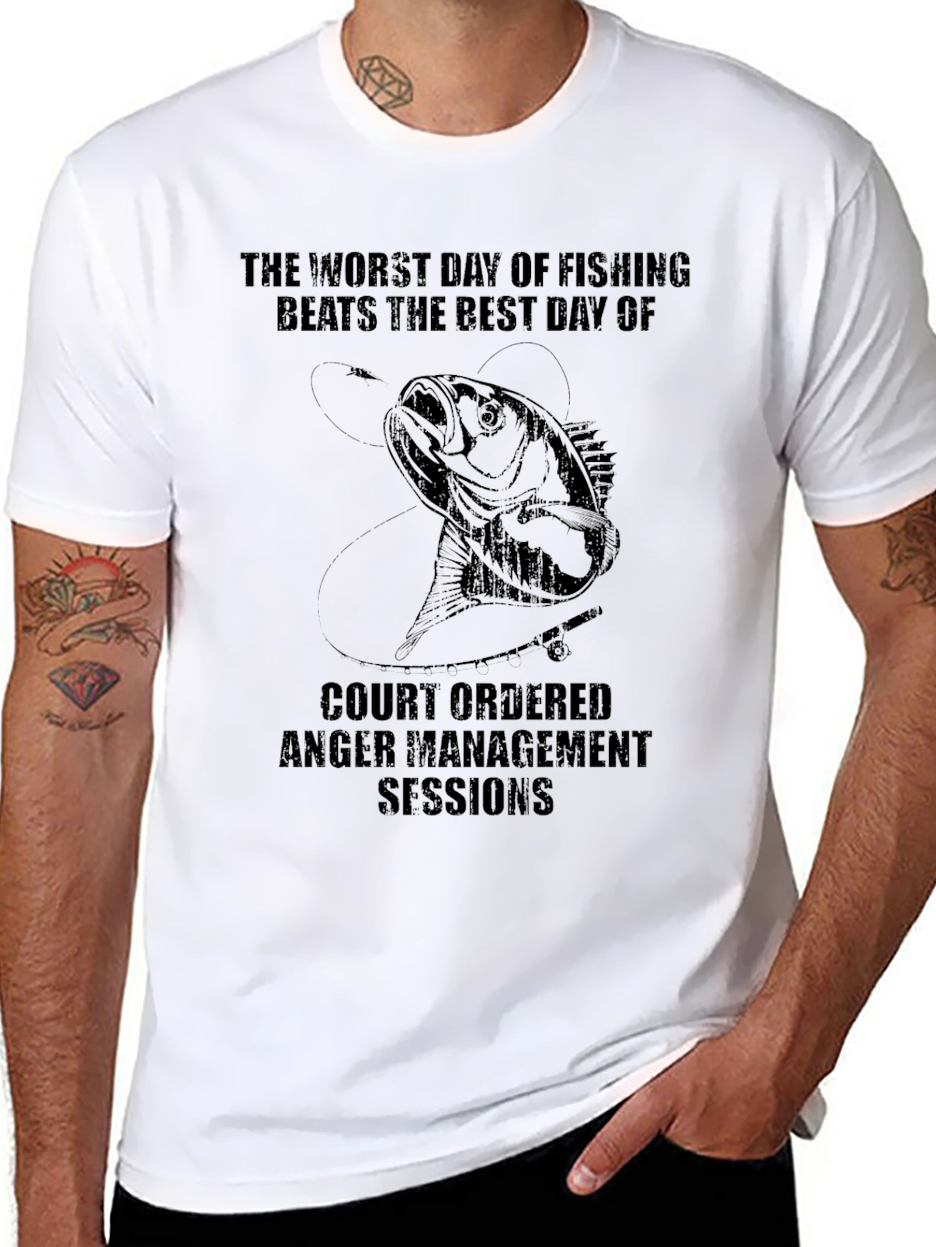 Funny Fishing T-Shirt - Anger Management