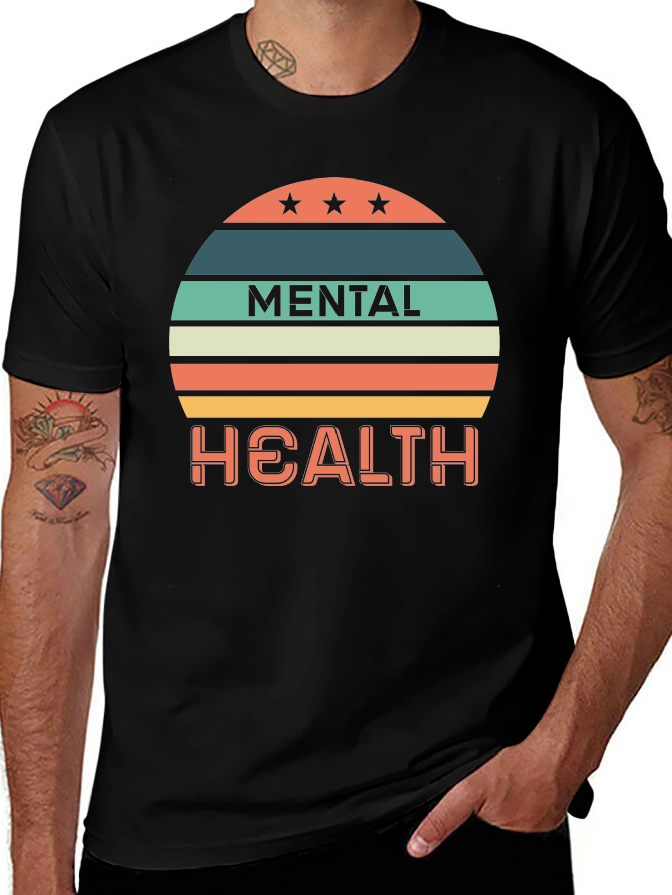 Mental Health Retro T-Shirt