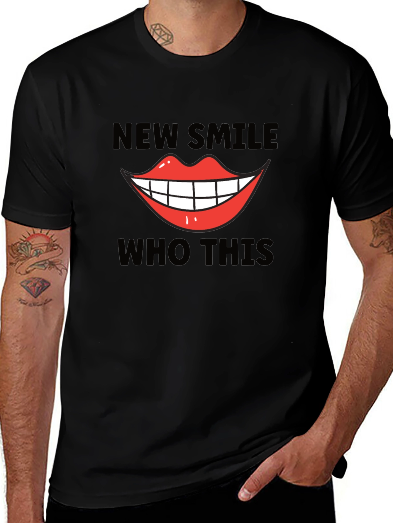 New Smile Who This Graphic Tee