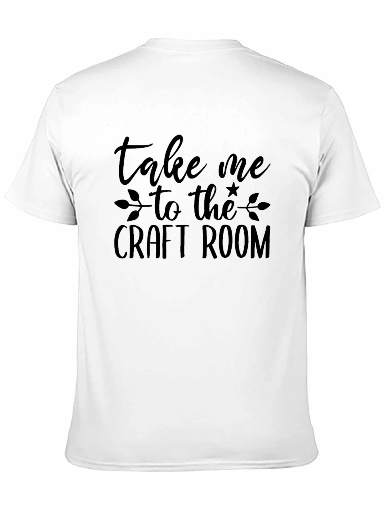 Take Me To The Craft Room Black T-Shirt