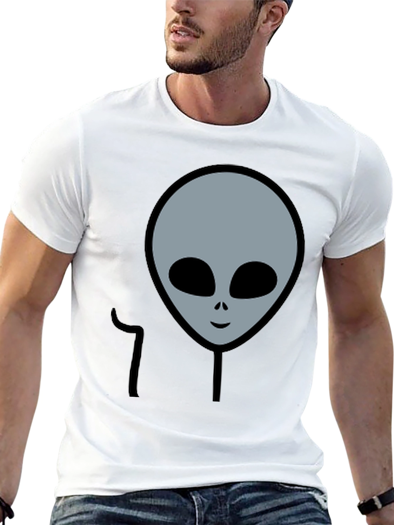 Alien Graphic Tee - Classic Sci-Fi Style