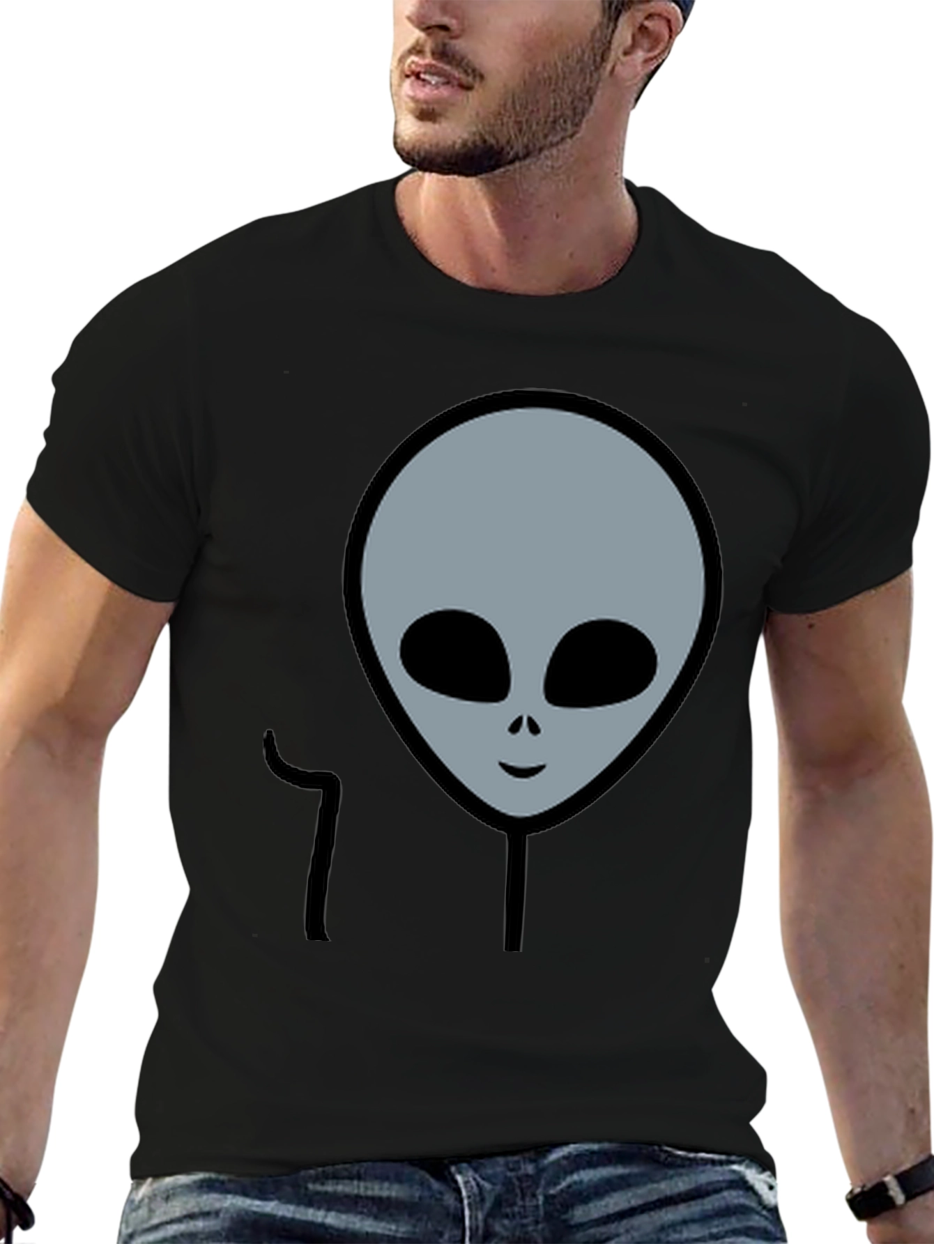 Alien Graphic Tee - Classic Sci-Fi Style